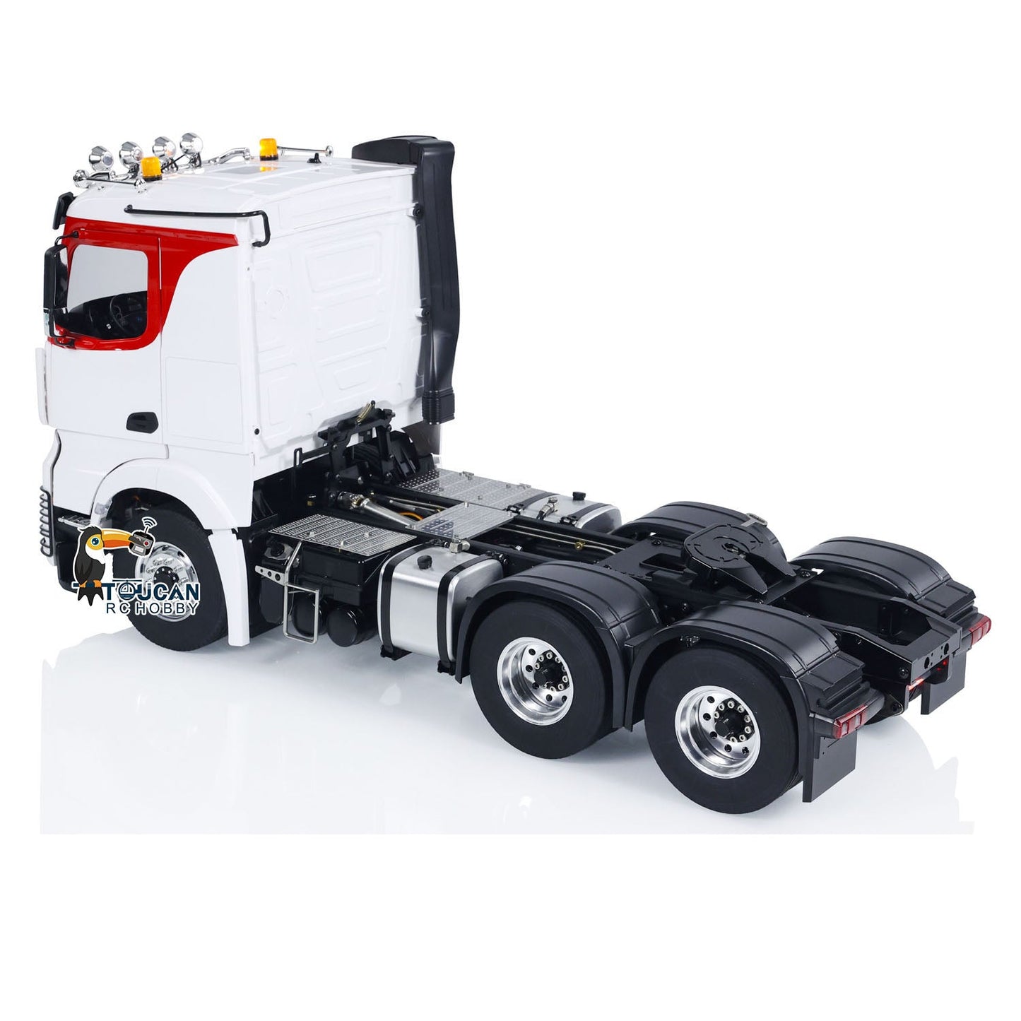 LESU 1/14 6x6 RC Tractor Truck Radio Control Car Painted Assembled Metal Chassis PNP/RTR 2-Speed Gearbox Light Sound System