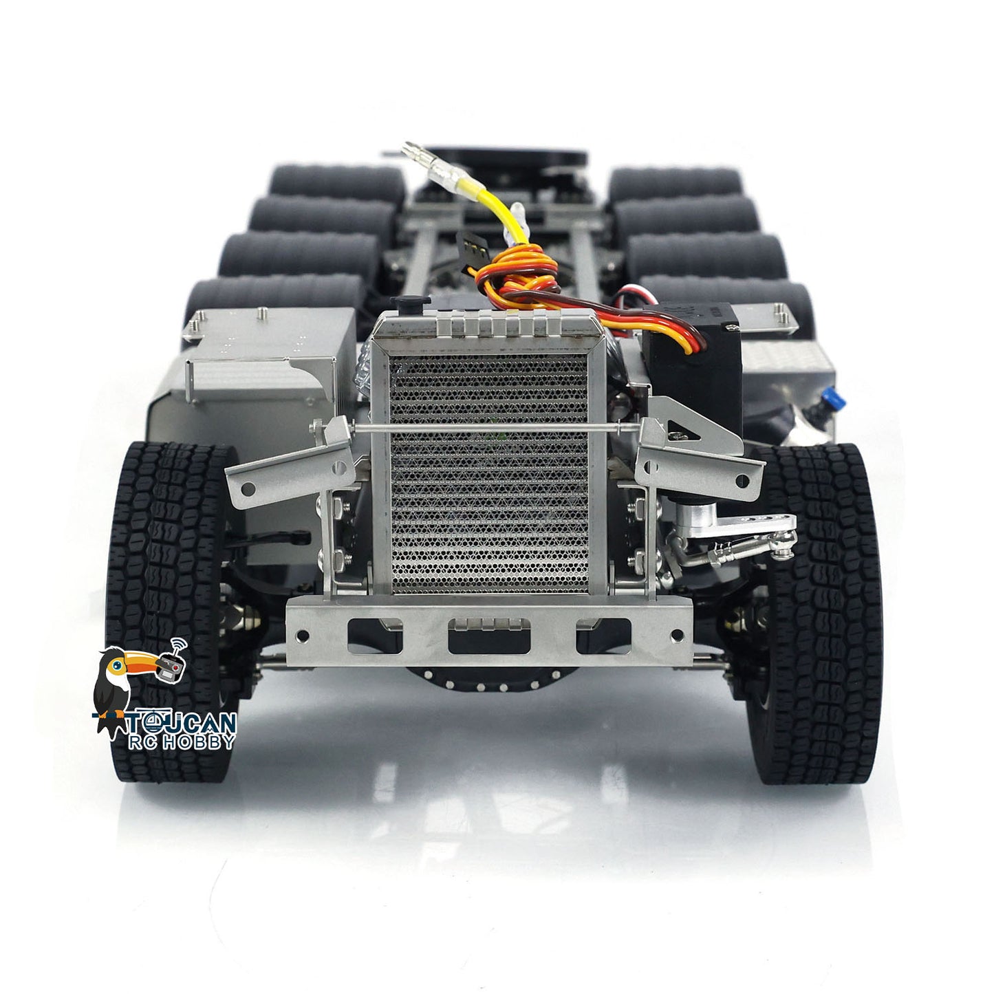 ScaleClub 1/14 10x10 Metal Chassis for RC Tractor Radio Controlled Truck for TAMIYA Top Line 3363 1851 Electric Car Simulation Model