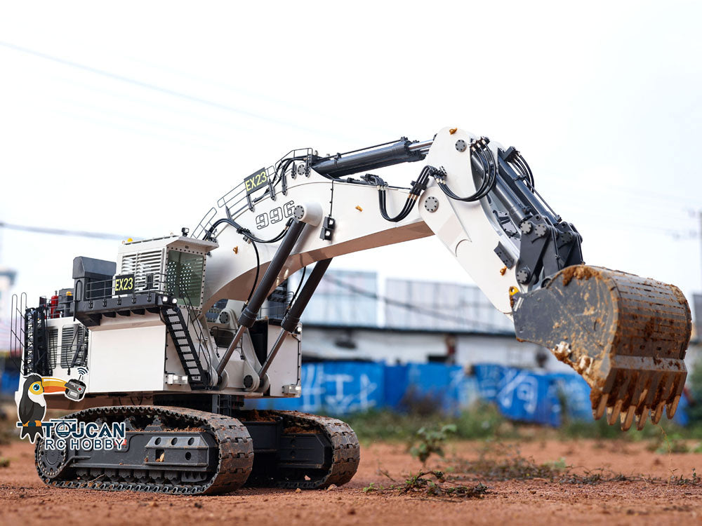 1/20 Scale Metal RC Hydraulic Equipment Remote Controlled Excavator for 996 Taranis XE Radio Digger Painted Assembled