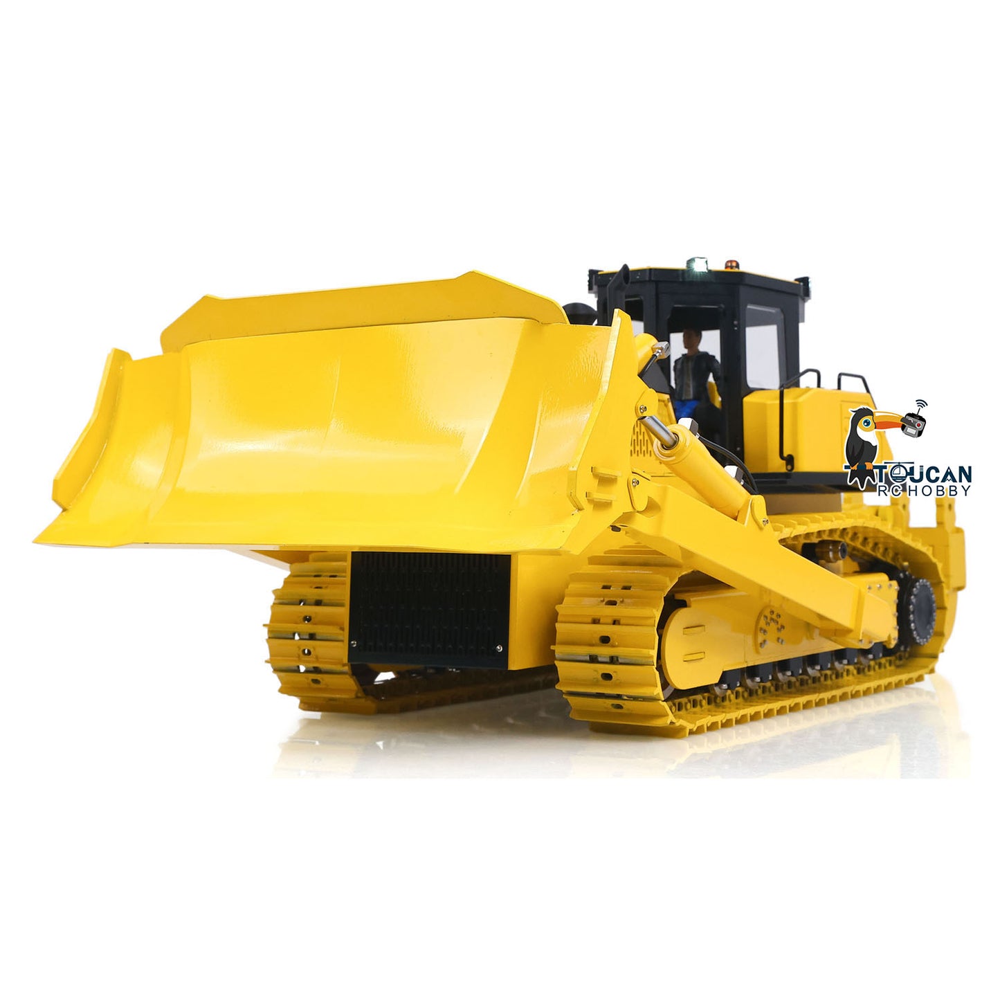 Metal 1/12 RC Hydraulic Bulldozer D155AX RTR Heavy Dozer Model 7 Way Valve 1.0L Oil Pump 5 Plows Radio Master TX15 Radio Battery