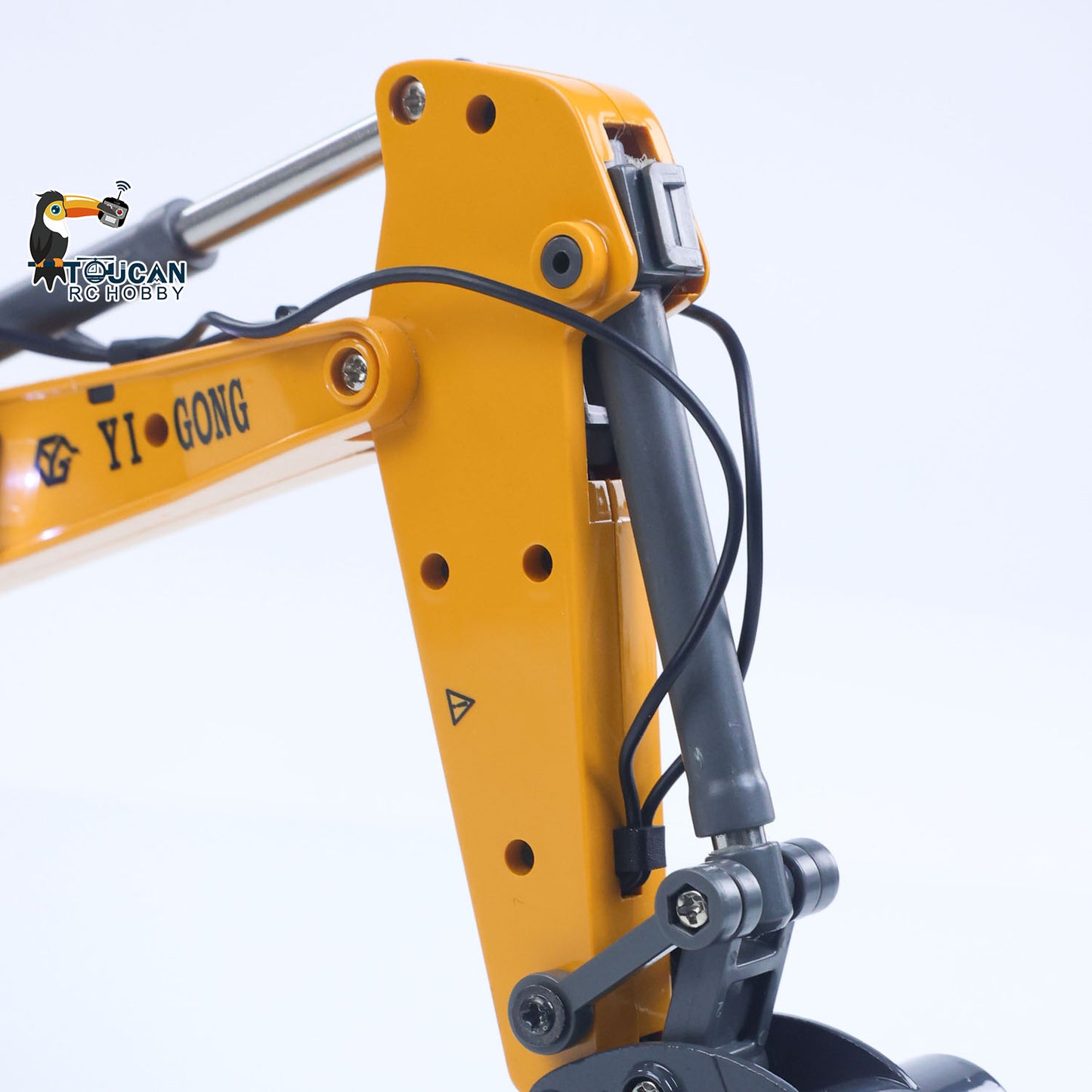 US STOCK 1/50 RC Excavator K970 Engineering Vehicle Remote Control Electric Lifting Digger Metal Bucket Tracks Light Sound RTR Battery