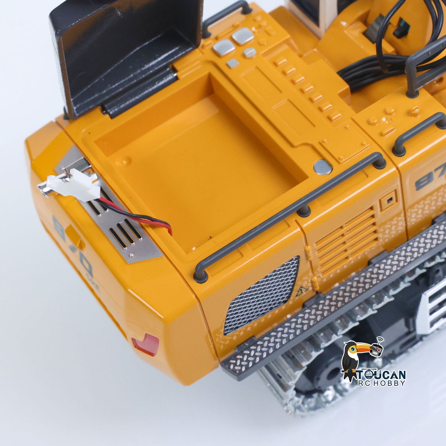 Fast Shipping 1/50 RC Excavator K970 Engineering Vehicle Remote Control Electric Lifting Digger Metal Bucket Tracks Light Sound RTR Battery