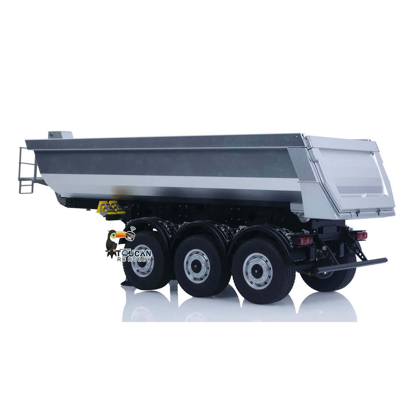 Fast Shipping 26.1Inches KABOLITE 1/14 Metal Radio Control Semi Trailer Dumper Electric Lifting for RC Tractor Truck 770S Light Support Leg