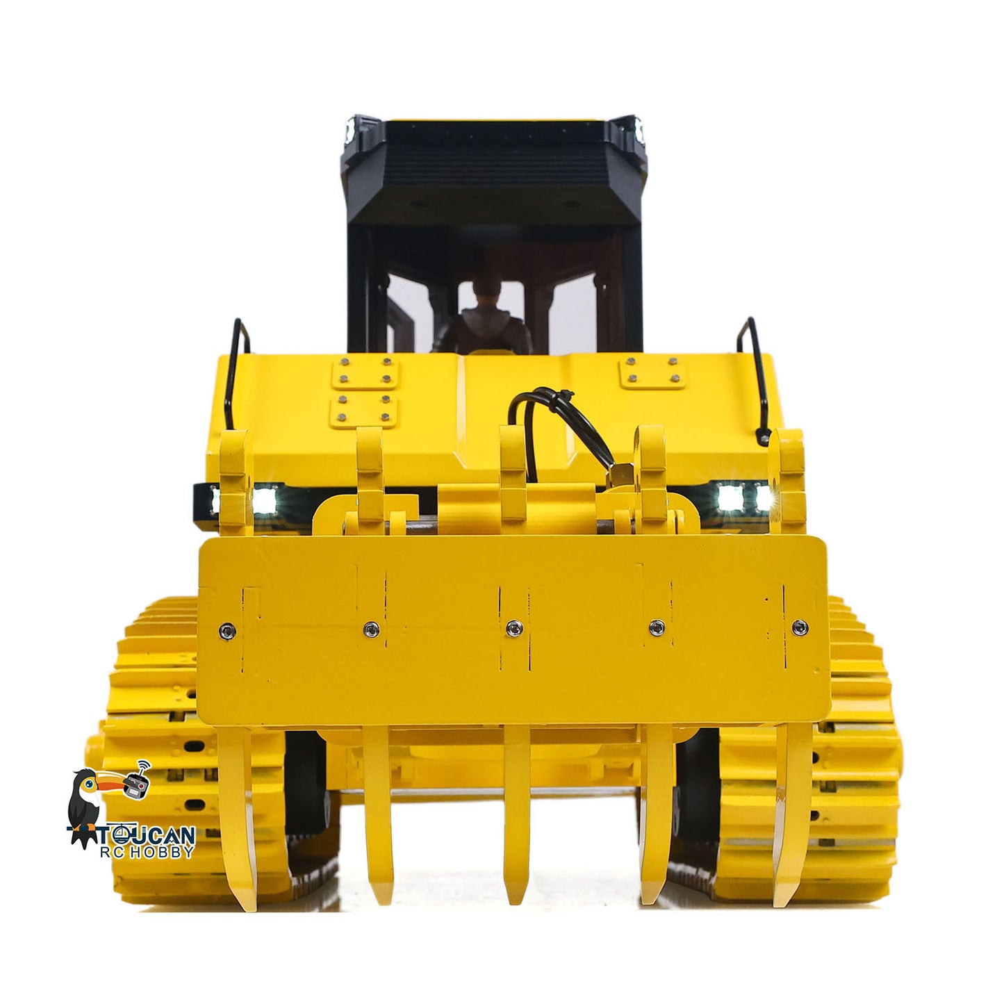 Metal 1/12 RC Hydraulic Bulldozer D155AX RTR Heavy Dozer Model 7 Way Valve 1.0L Oil Pump 5 Plows Radio Master TX15 Radio Battery