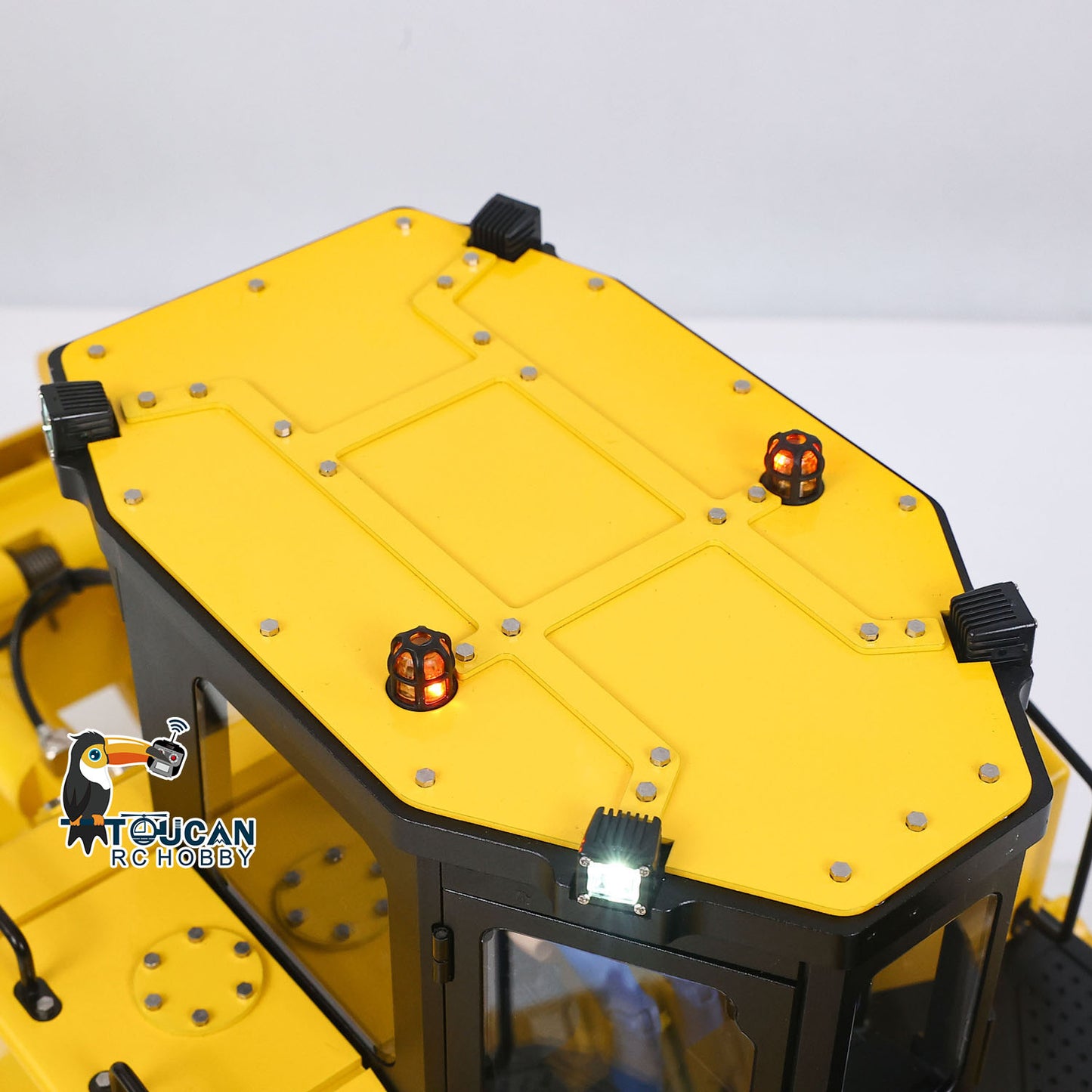 Metal 1/12 RC Hydraulic Bulldozer D155AX RTR Heavy Dozer Model 7 Way Valve 1.0L Oil Pump 5 Plows Radio Master TX15 Radio Battery