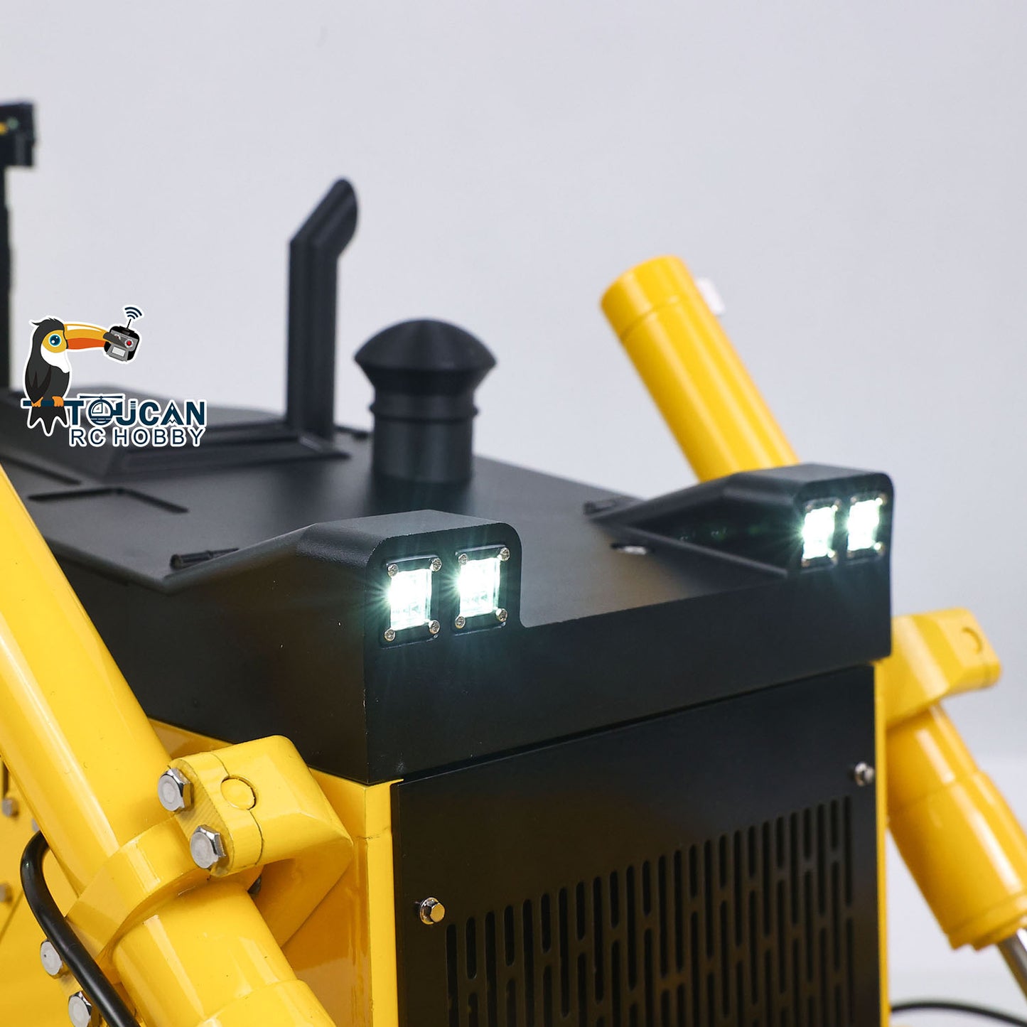 Metal 1/12 RC Hydraulic Bulldozer D155AX RTR Heavy Dozer Model 7 Way Valve 1.0L Oil Pump 5 Plows Radio Master TX15 Radio Battery