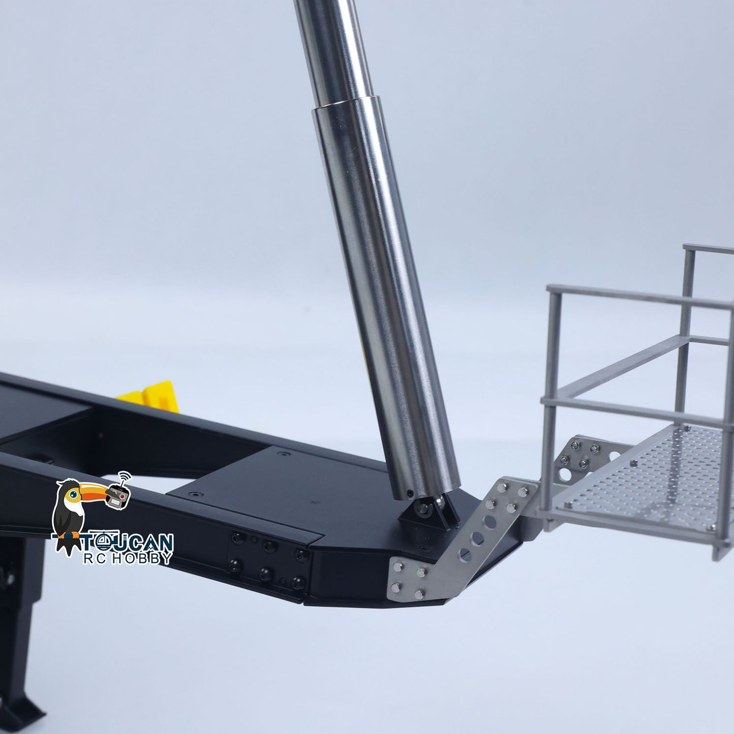 Fast Shipping 26.1Inches KABOLITE 1/14 Metal Radio Control Semi Trailer Dumper Electric Lifting for RC Tractor Truck 770S Light Support Leg