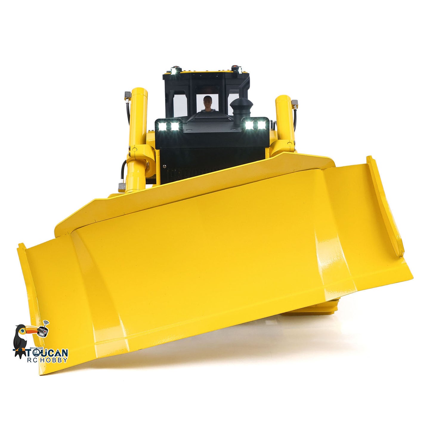Metal 1/12 RC Hydraulic Bulldozer D155AX RTR Heavy Dozer Model 7 Way Valve 1.0L Oil Pump 5 Plows Radio Master TX15 Radio Battery