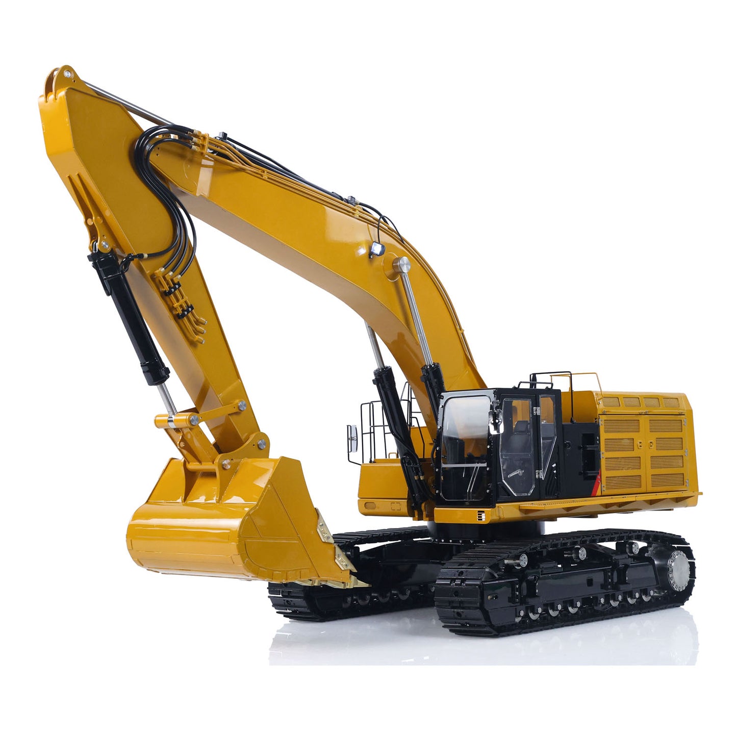 LESU C374F 1/14 Hydraulic RC Heavy Excavator Metal Radio Controlled Digger Construction Car Paladin PL18EV LITE 6CH Valve Brushless Motor Pump