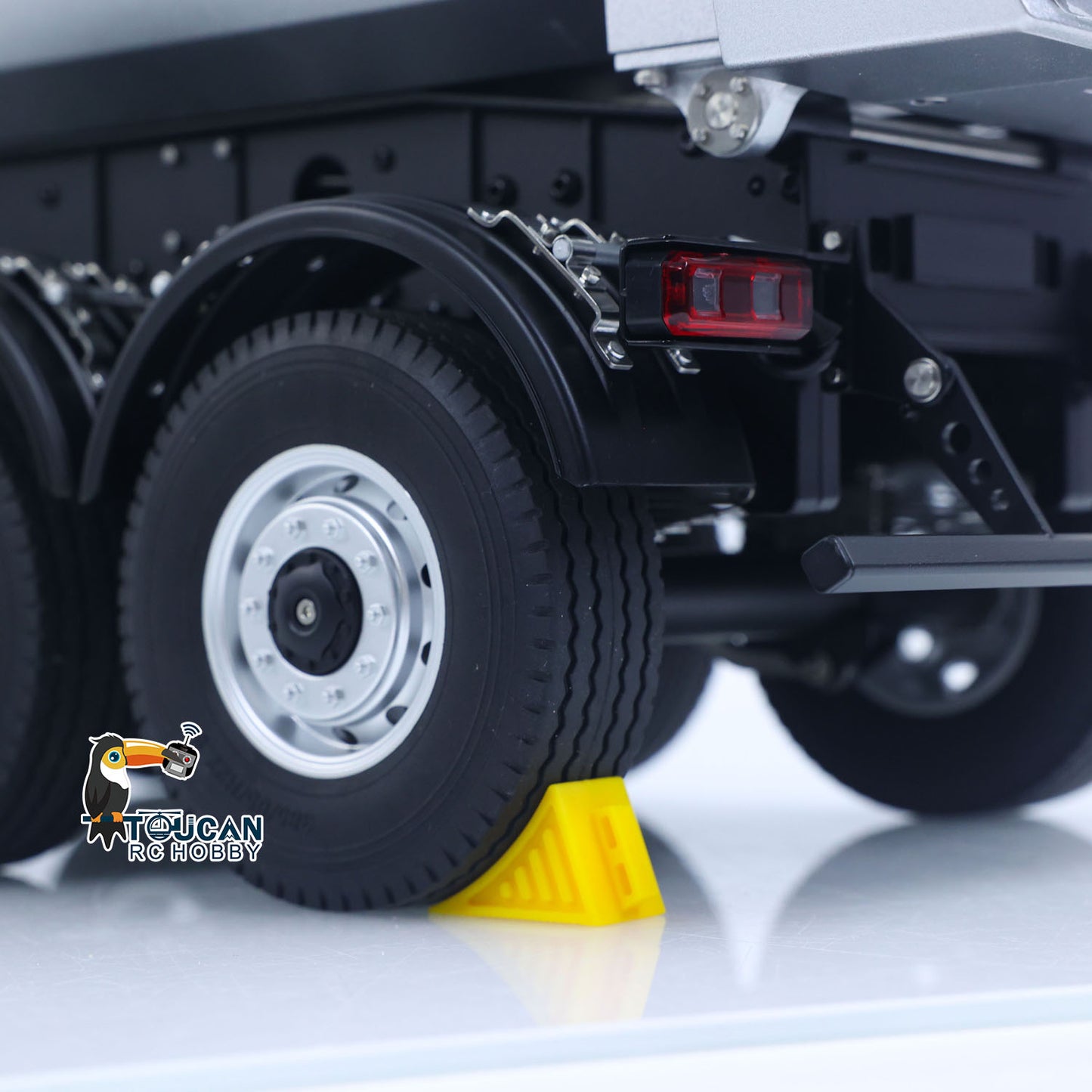 Fast Shipping 26.1Inches KABOLITE 1/14 Metal Radio Control Semi Trailer Dumper Electric Lifting for RC Tractor Truck 770S Light Support Leg