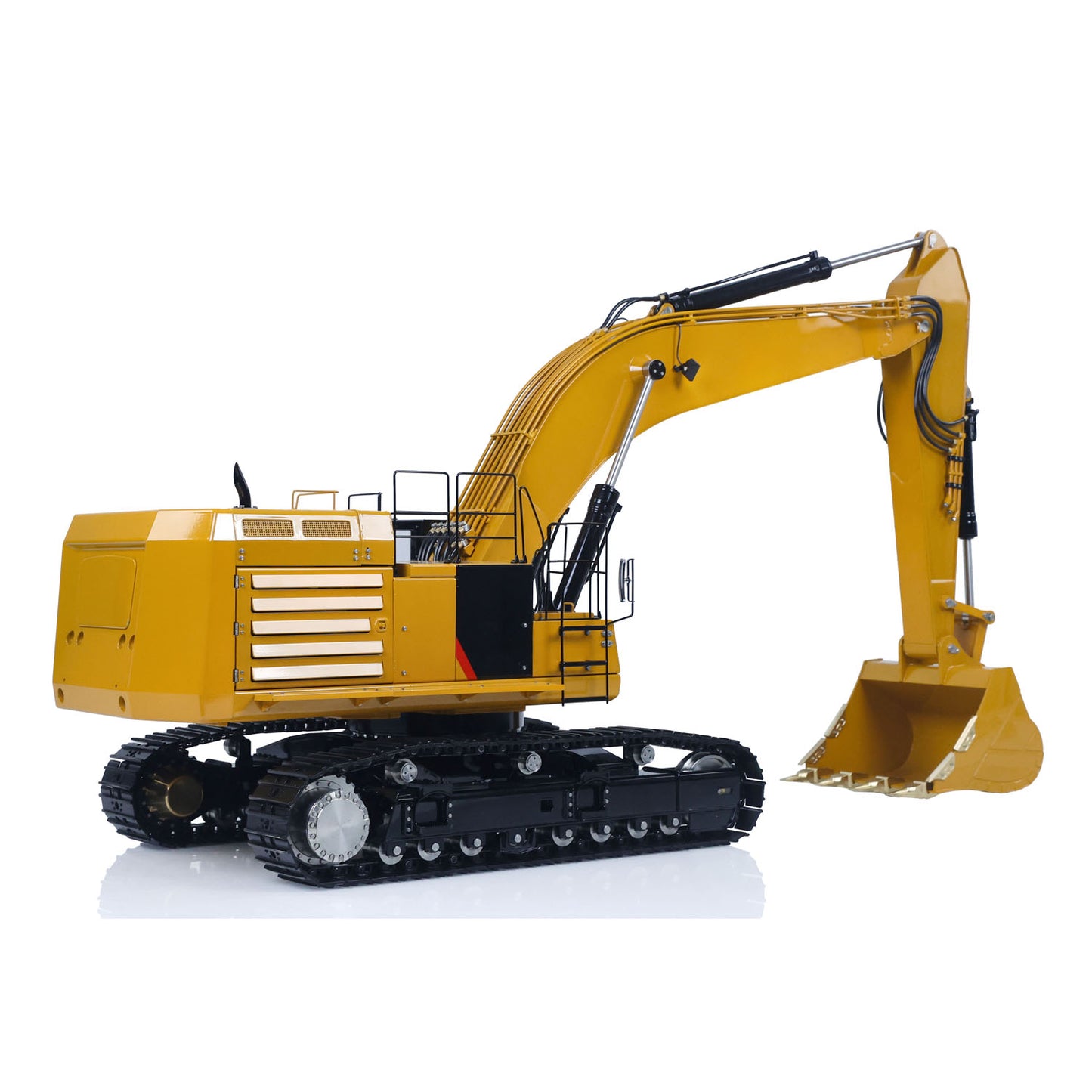 LESU C374F 1/14 Hydraulic RC Heavy Excavator Metal Radio Controlled Digger Construction Car Paladin PL18EV LITE 6CH Valve Brushless Motor Pump