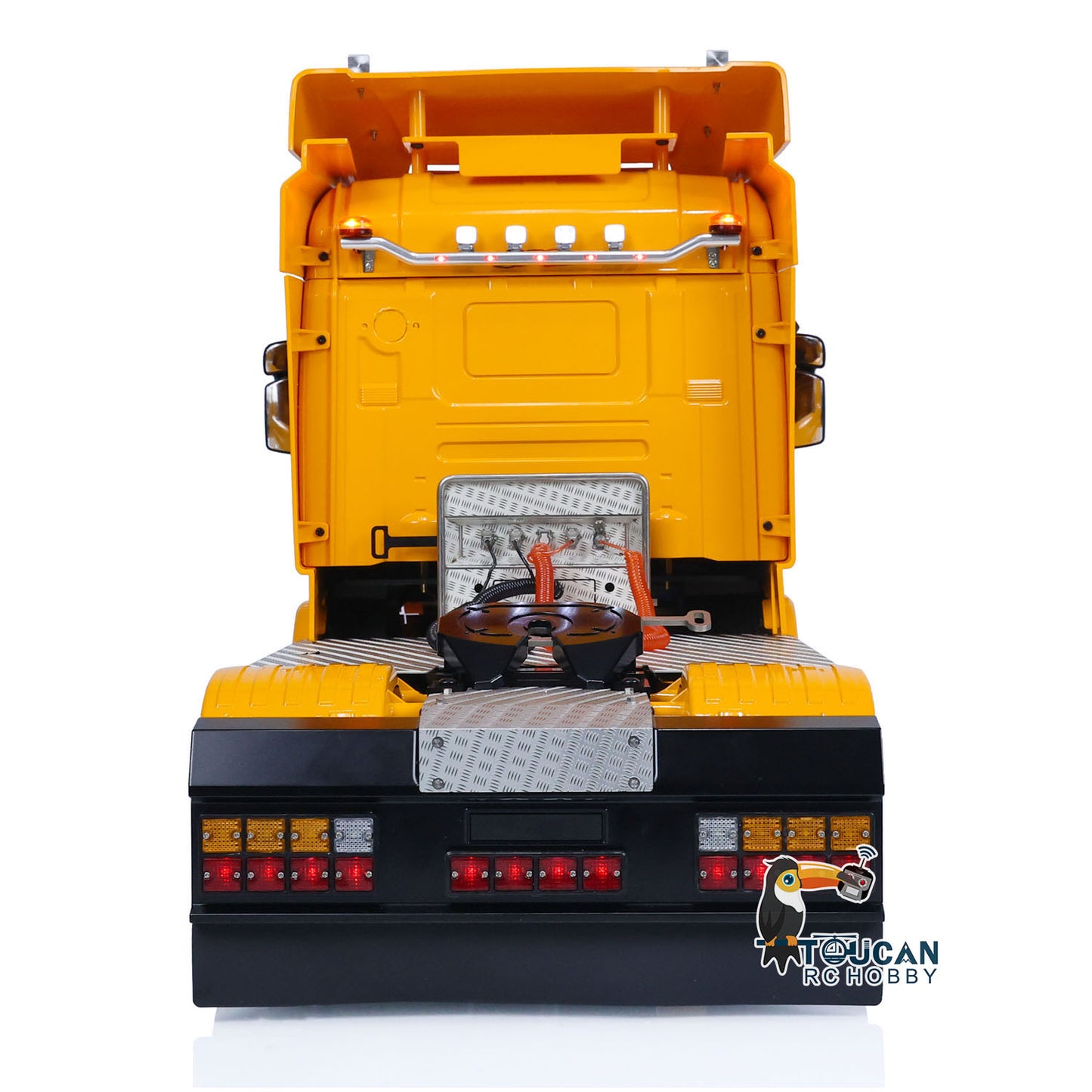 LESU Metal Chassis 4X4 1/14 RC Tractor Truck DIY Customized Car Model with ESC Light Sound Assembled Accessories Parts