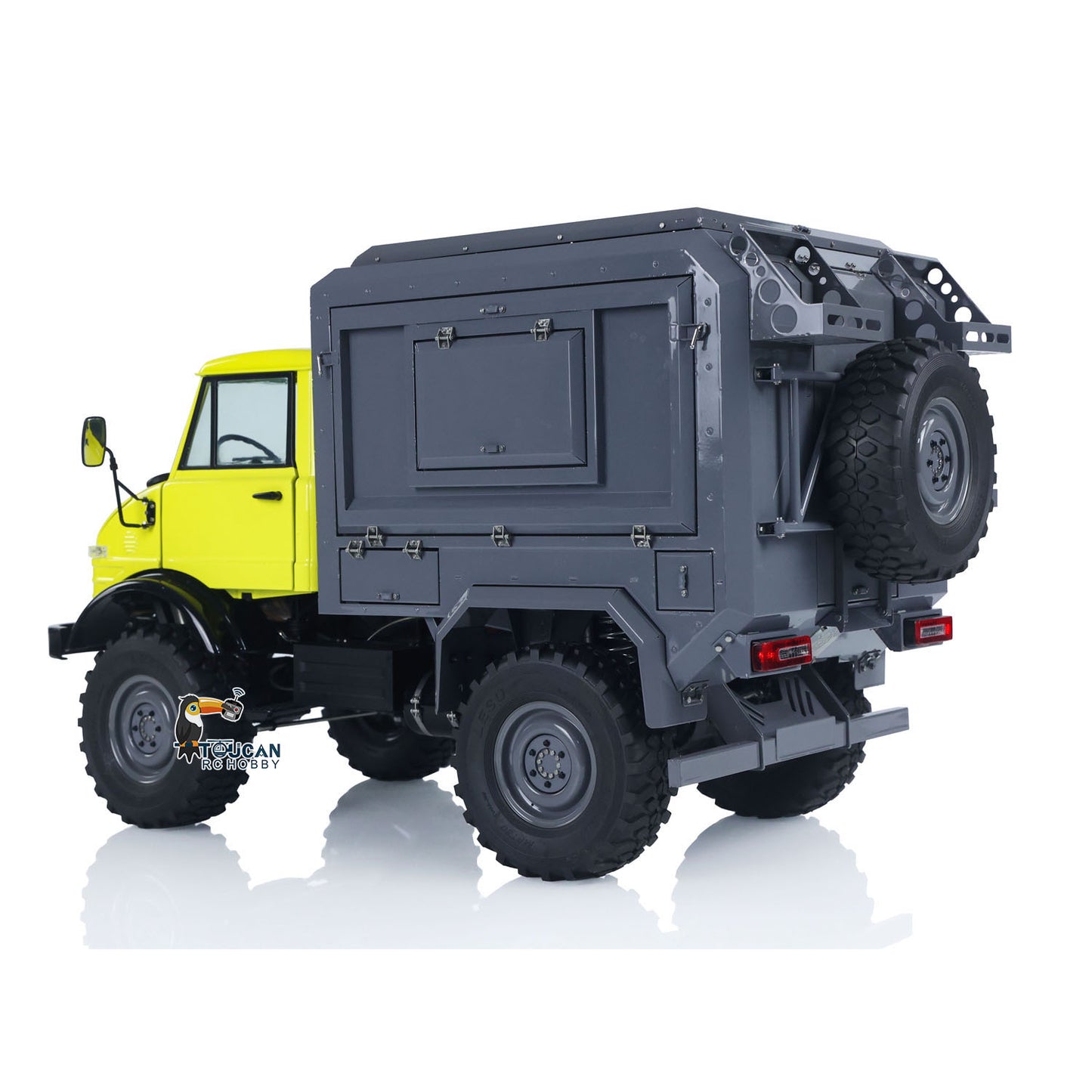 Metal LESU 1/10 4*4 RC Off-road Car RAVE-UM406 Electric Remote Control Recreational Vehicle 2Speed Gearbox Winch I6S Radio