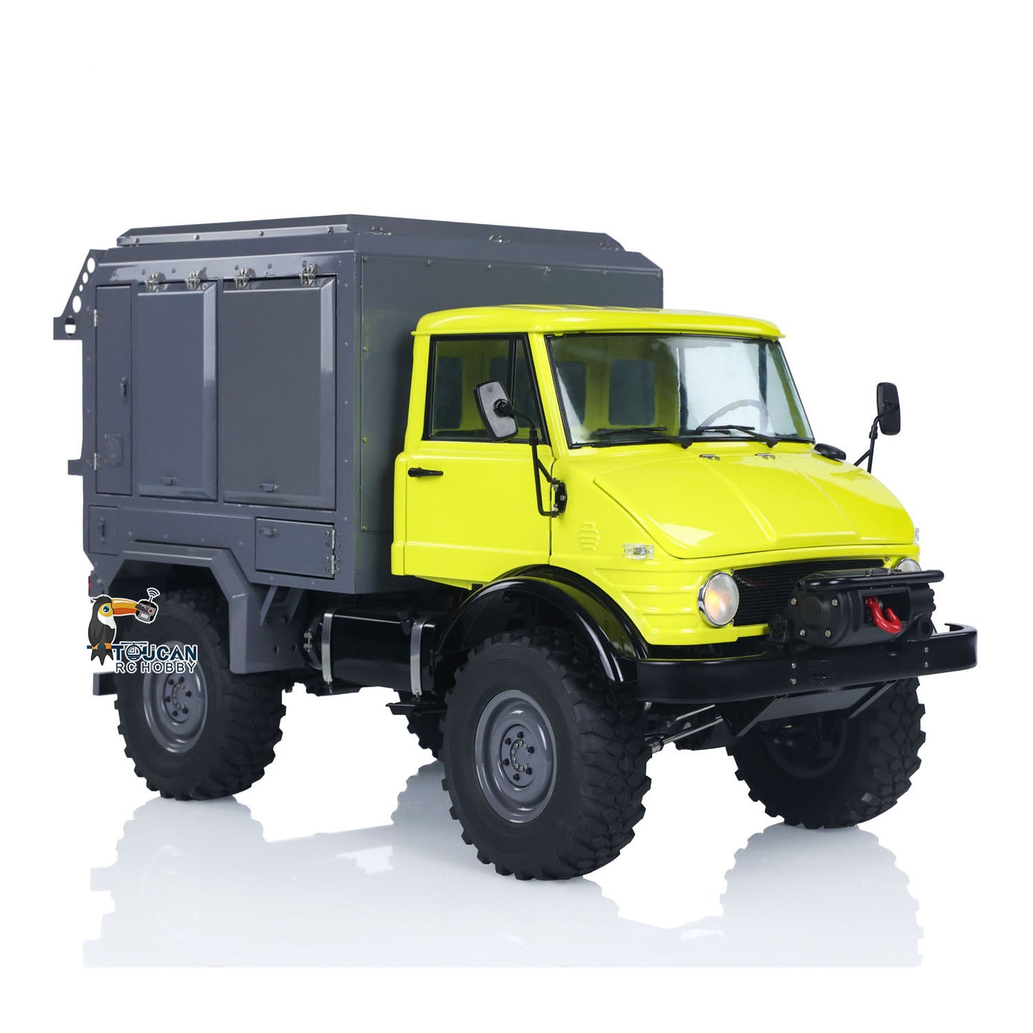 Metal LESU 1/10 4*4 RC Off-road Car RAVE-UM406 Electric Remote Control Recreational Vehicle 2Speed Gearbox Winch I6S Radio