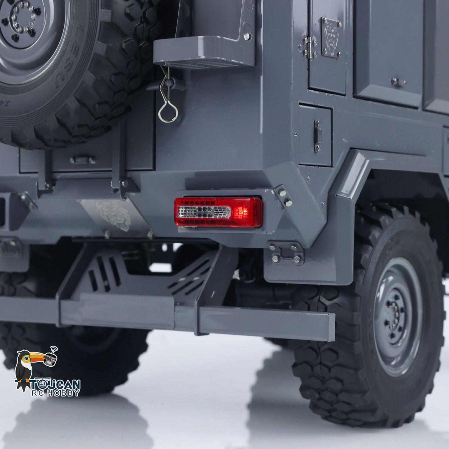 Metal LESU 1/10 4*4 RC Off-road Car RAVE-UM406 Electric Remote Control Recreational Vehicle 2Speed Gearbox Winch I6S Radio