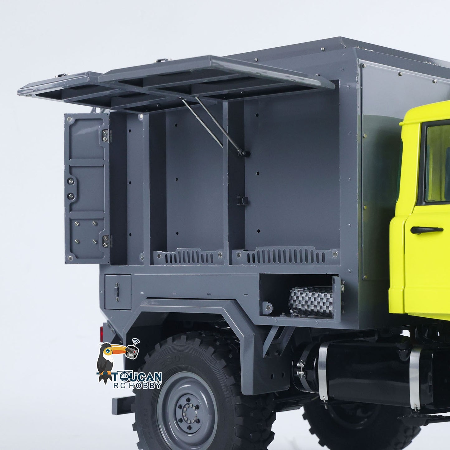 Metal LESU 1/10 4*4 RC Off-road Car RAVE-UM406 Electric Remote Control Recreational Vehicle 2Speed Gearbox Winch I6S Radio