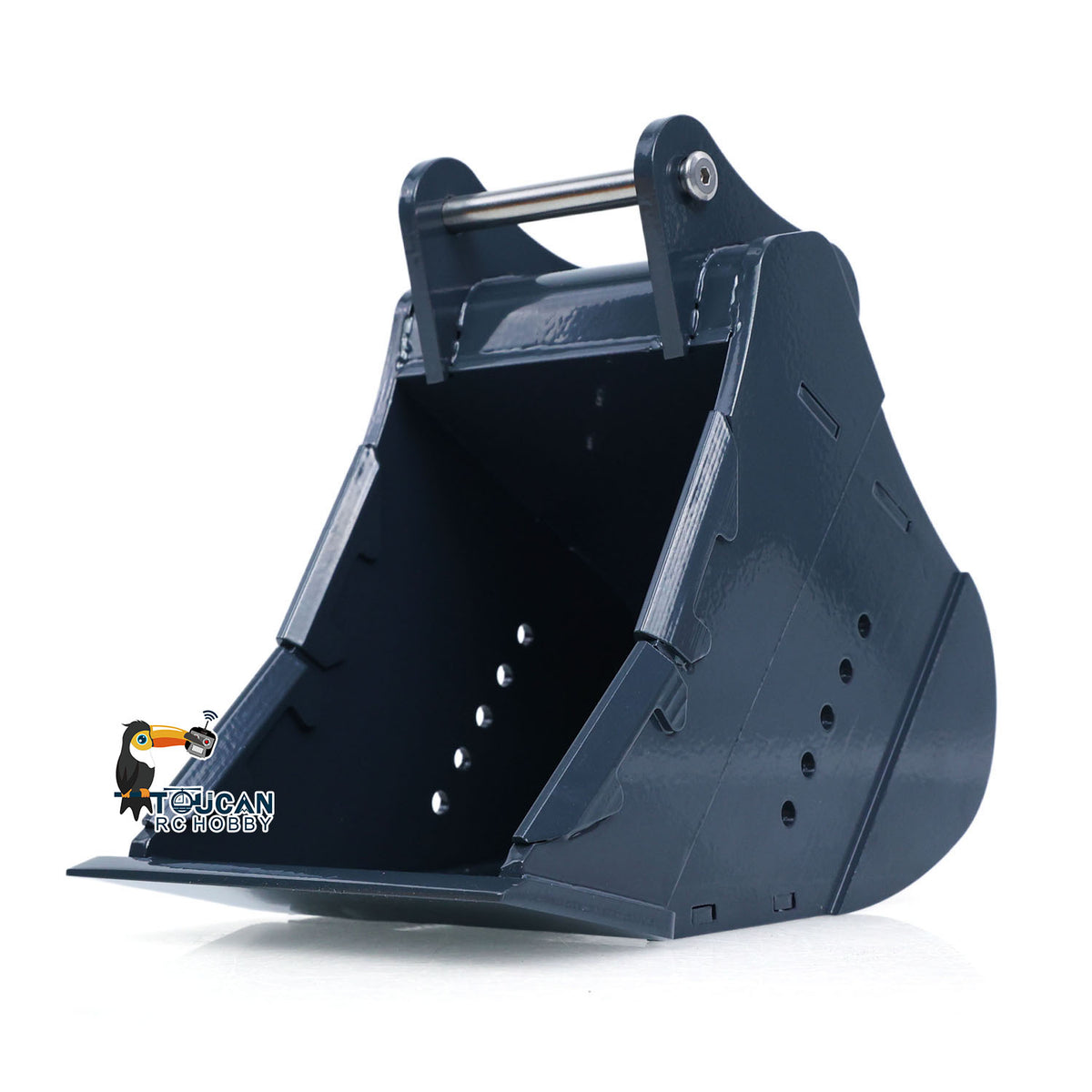 1/12 RC Hydraulic Excavator Attachments Metal Electric Hammer Hydraulic Shear Grille Bucket Rake Ripper Grading Bucket Set for C395 LR976 EC650