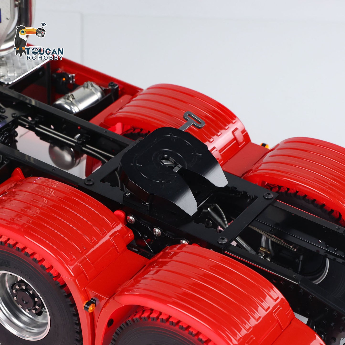 6x6 Metal Chassis 1/14 RC Remote Control Tractor Trcuk ST8 Radio Sound 2-speed Assembled and Painted Construction Vehicle