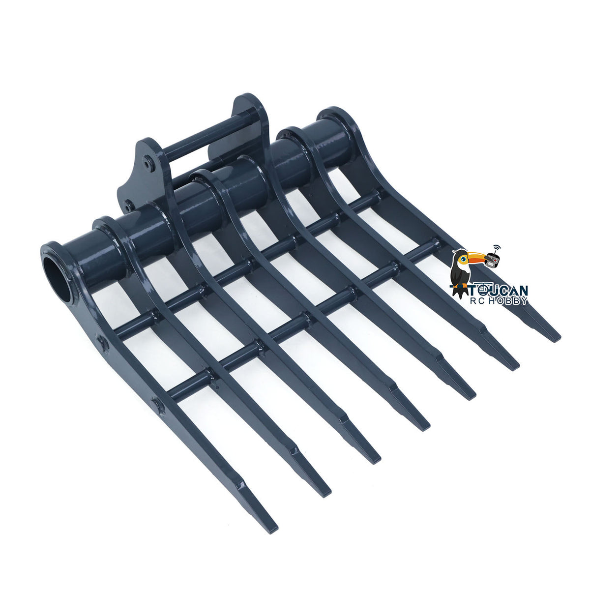 1/12 RC Hydraulic Excavator Attachments Metal Electric Hammer Hydraulic Shear Grille Bucket Rake Ripper Grading Bucket Set for C395 LR976 EC650