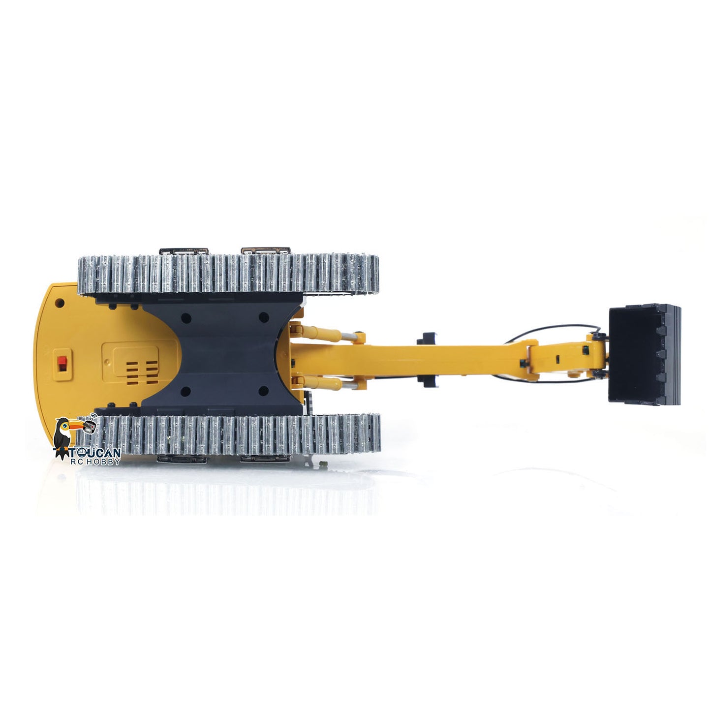 Fast Shipping 1/50 RC Digger PC520 Electric Lifting Radio Control Excavator Engineering Vehicle Metal Tracks Lights Sound Small Toy Collection