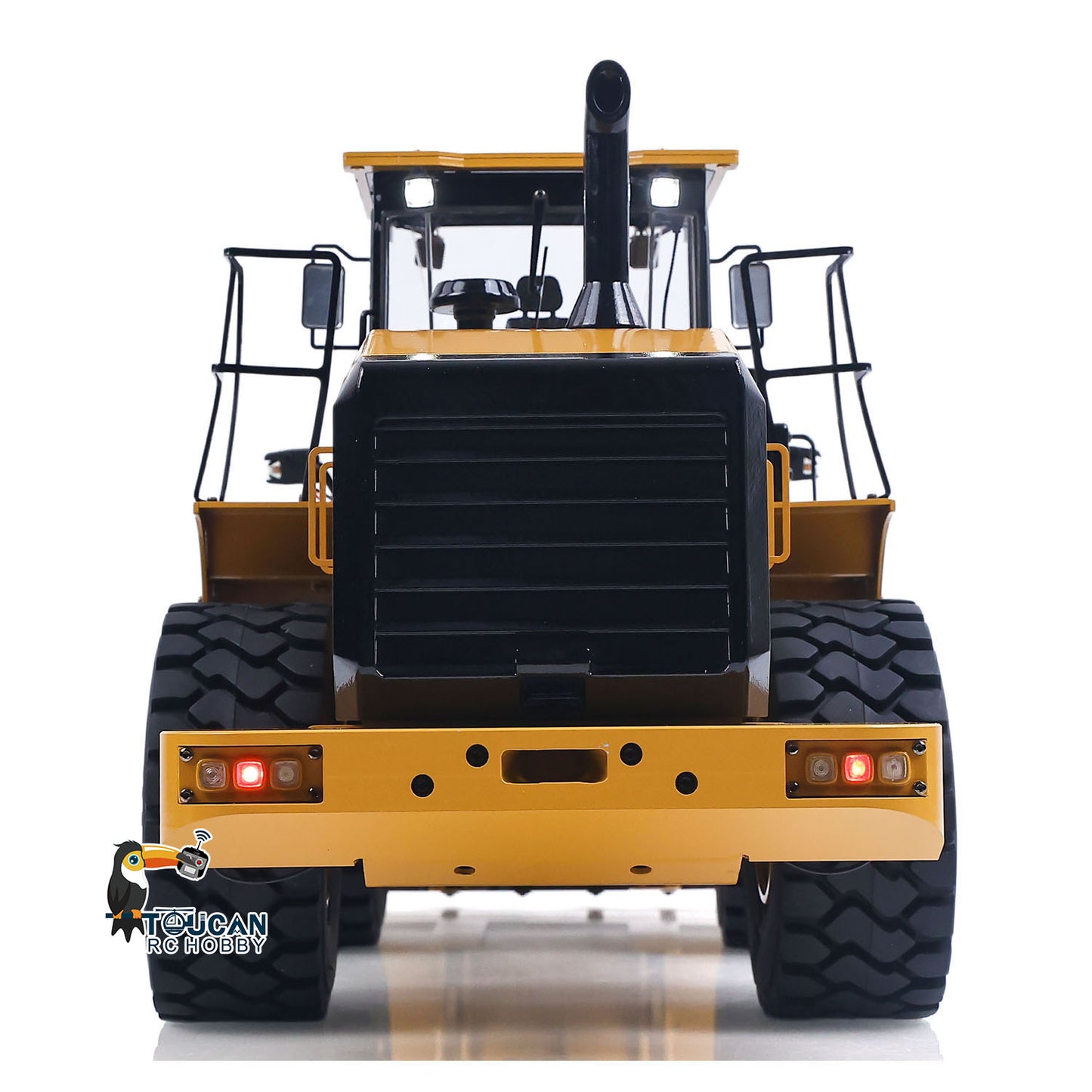 1/12 Metal Remote Control Hydraulic Loader DIM C950 2Speed Grarbox 5CH Valve RC Heavy Machine Model Hobbywing Brushed ESC