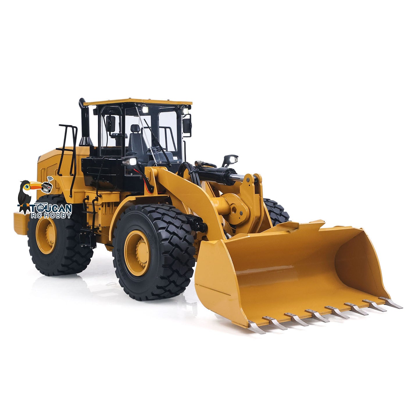 1/12 Metal Remote Control Hydraulic Loader DIM C950 2Speed Grarbox 5CH Valve RC Heavy Machine Model Hobbywing Brushed ESC