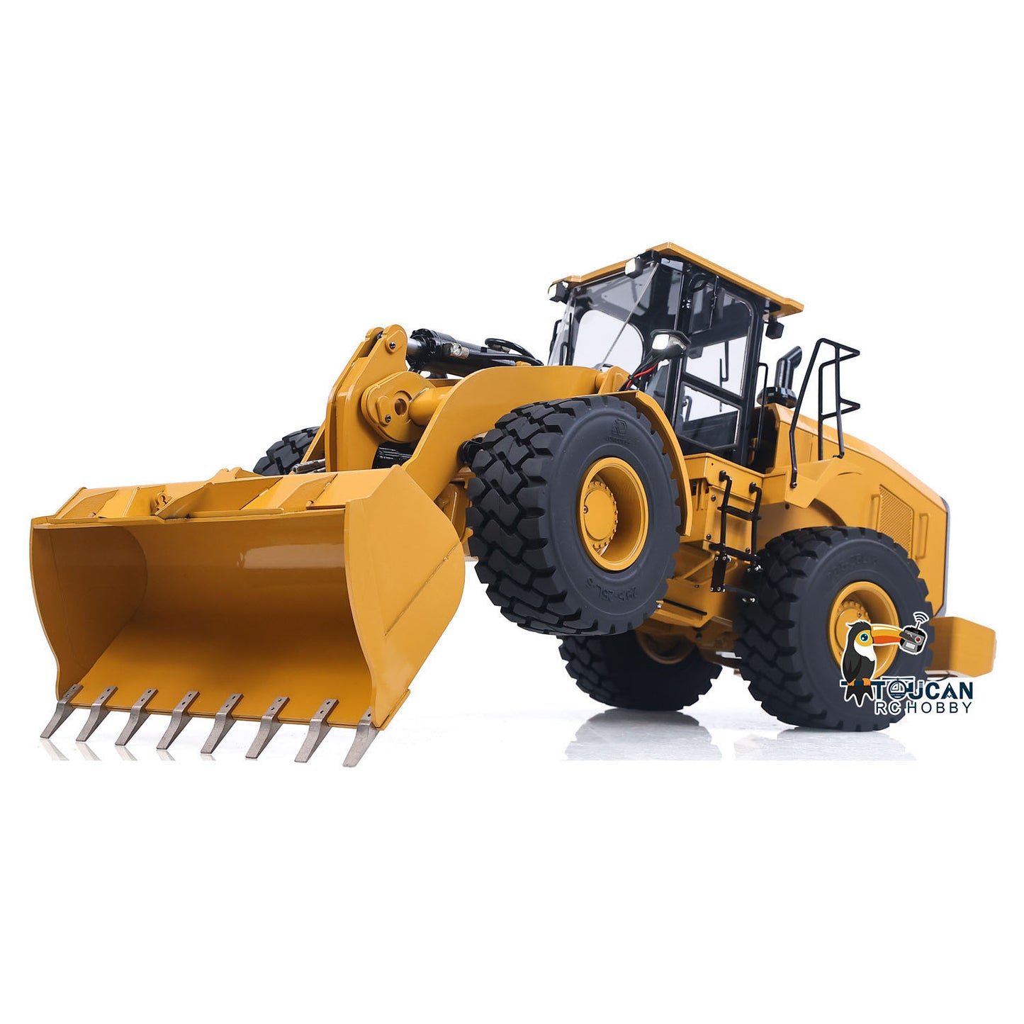 1/12 Metal Remote Control Hydraulic Loader DIM C950 2Speed Grarbox 5CH Valve RC Heavy Machine Model Hobbywing Brushed ESC