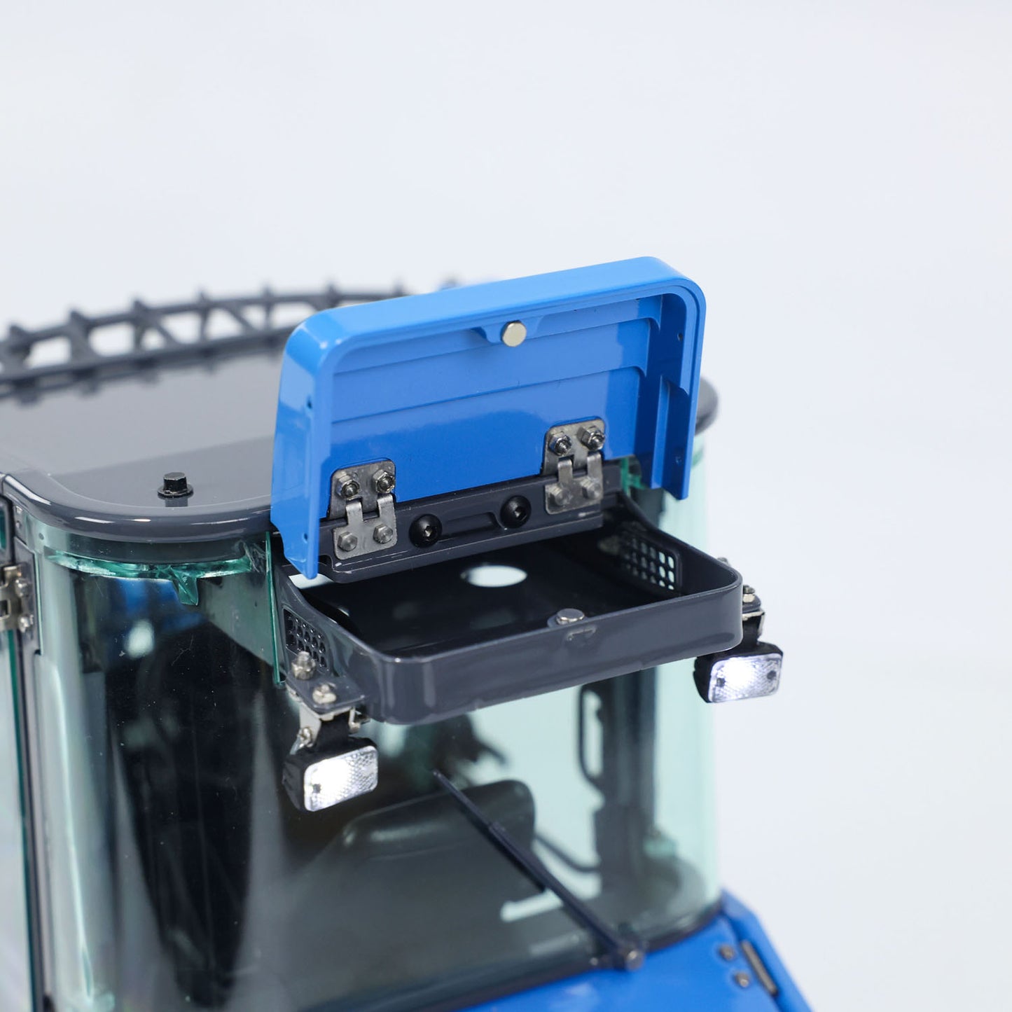 LESU 1/14 Hydraulic RC Telescopic Arm Loader AT1050 Radio Control Fork Truck Painted Assembled Engineering Vehicle FlySky ST8 Sound Light