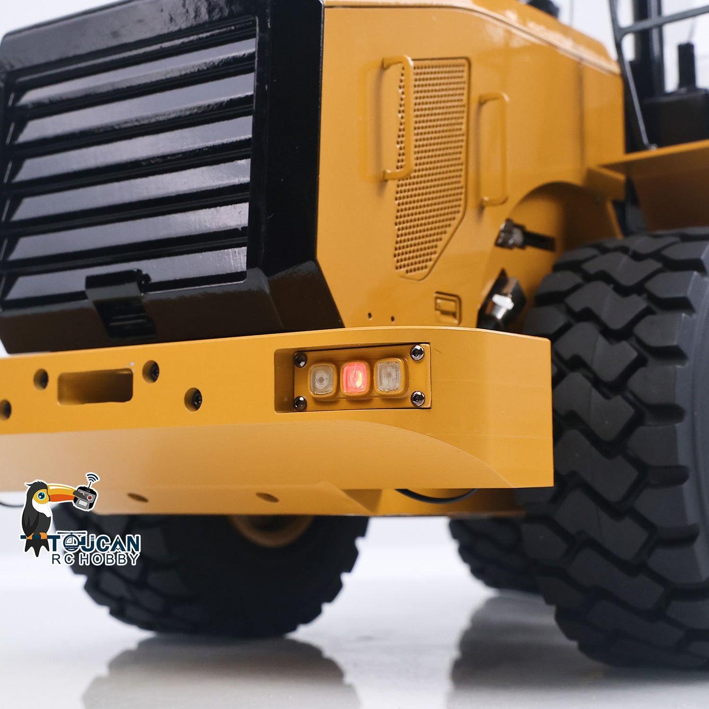 1/12 Metal Remote Control Hydraulic Loader DIM C950 2Speed Grarbox 5CH Valve RC Heavy Machine Model Hobbywing Brushed ESC