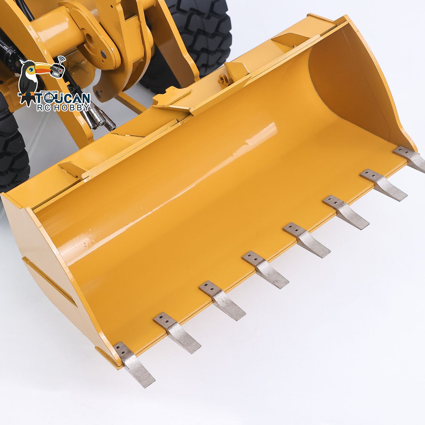 1/12 Metal Remote Control Hydraulic Loader DIM C950 2Speed Grarbox 5CH Valve RC Heavy Machine Model Hobbywing Brushed ESC
