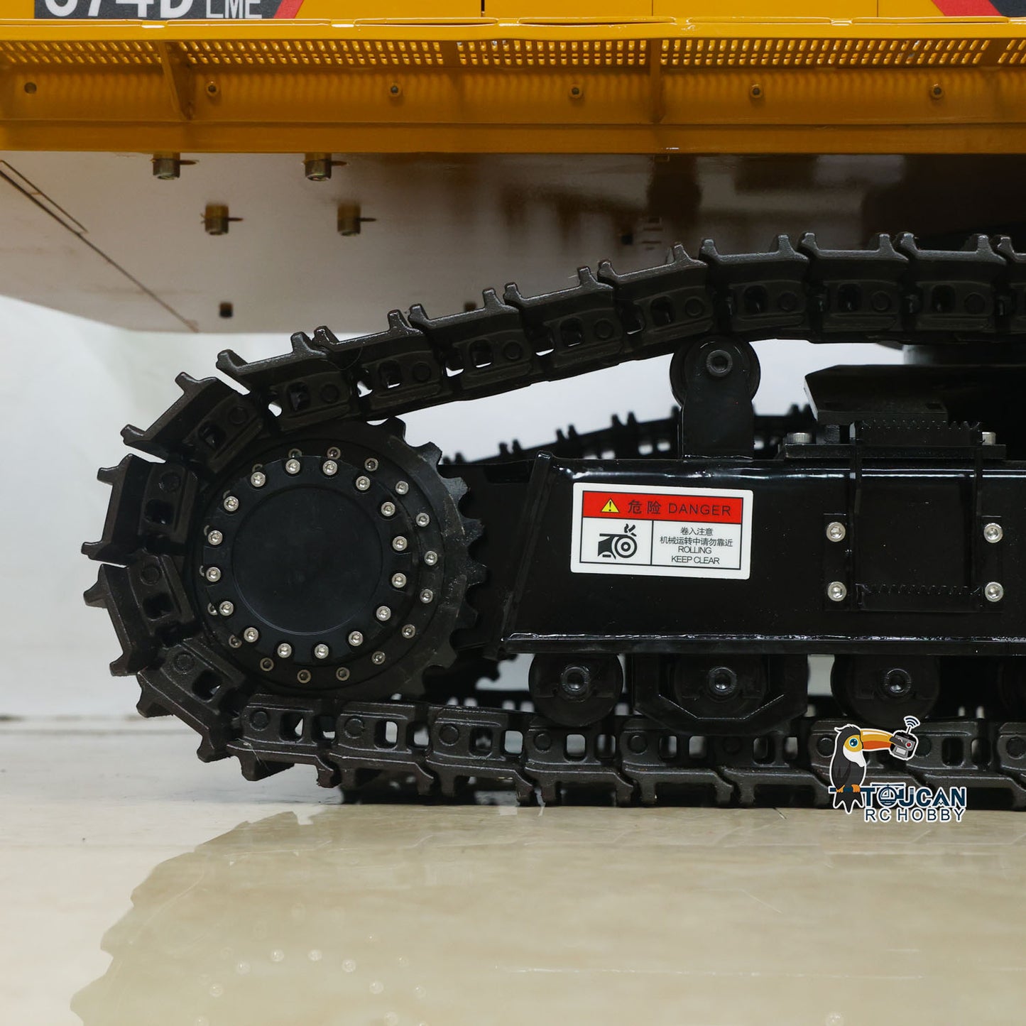 C374 Huge 1/8 RC Hydraulic Excavator 374 Metal Heavy Duty Digger RTR Radio Controlled Construction Vehicles Models Flysky Radio