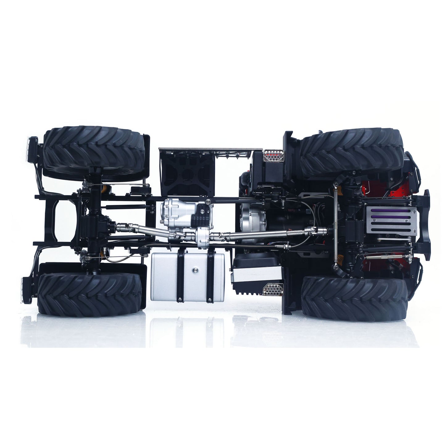 RTR 4X4 1/14 Remote Control Rock Crawler U535 Lite RC Off Road Vehicle 2Speed Transmission Metal Chassis Differential Locks Lights Sounds Battery
