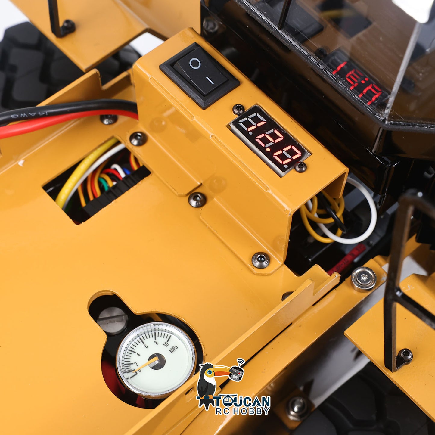 1/12 Metal Remote Control Hydraulic Loader DIM C950 2Speed Grarbox 5CH Valve RC Heavy Machine Model Hobbywing Brushed ESC