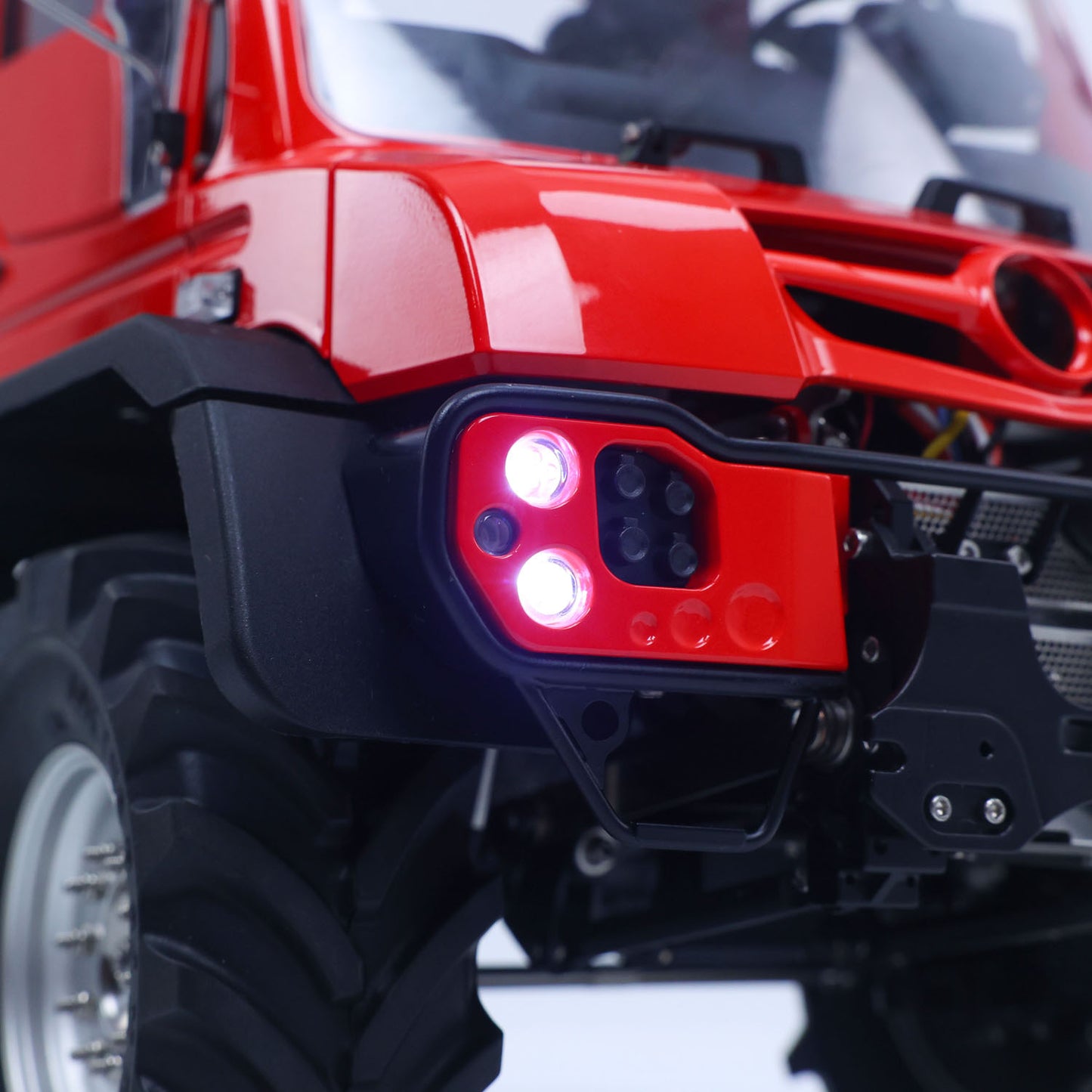 RTR 4X4 1/14 Remote Control Rock Crawler U535 Lite RC Off Road Vehicle 2Speed Transmission Metal Chassis Differential Locks Lights Sounds Battery