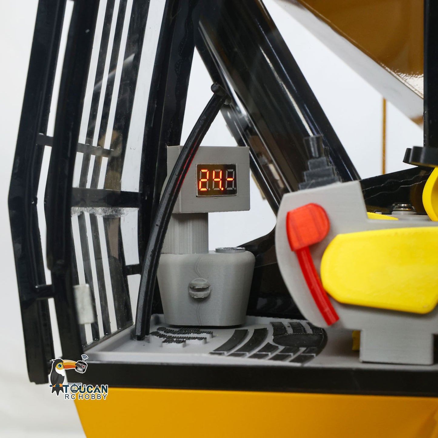 C374 Huge 1/8 RC Hydraulic Excavator 374 Metal Heavy Duty Digger RTR Radio Controlled Construction Vehicles Models Flysky Radio