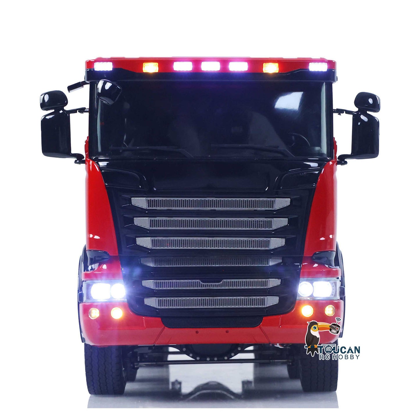 1/14 Hydraulic RC Roll On Off Dump Truck 8x8 3Speed Gearbox Remote Control Full Tipper SC 770S Axle Locks Metal Shafts