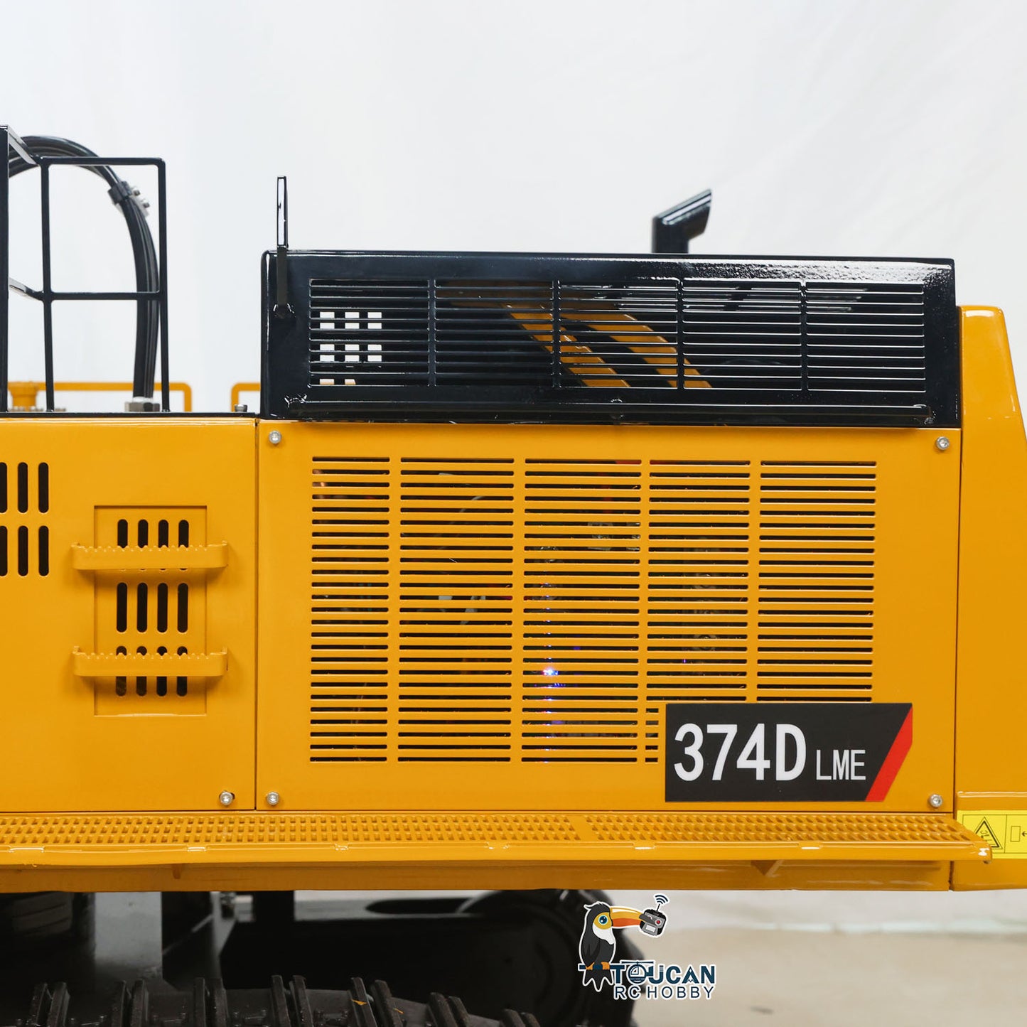 C374 Huge 1/8 RC Hydraulic Excavator 374 Metal Heavy Duty Digger RTR Radio Controlled Construction Vehicles Models Flysky Radio