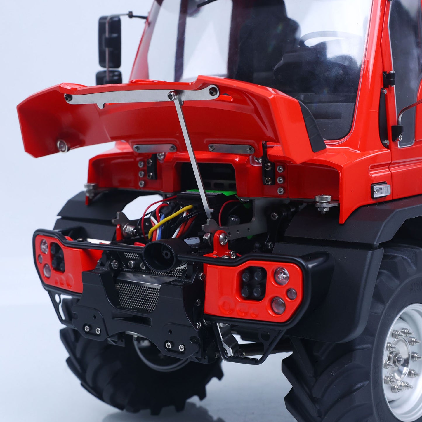 RTR 4X4 1/14 Remote Control Rock Crawler U535 Lite RC Off Road Vehicle 2Speed Transmission Metal Chassis Differential Locks Lights Sounds Battery