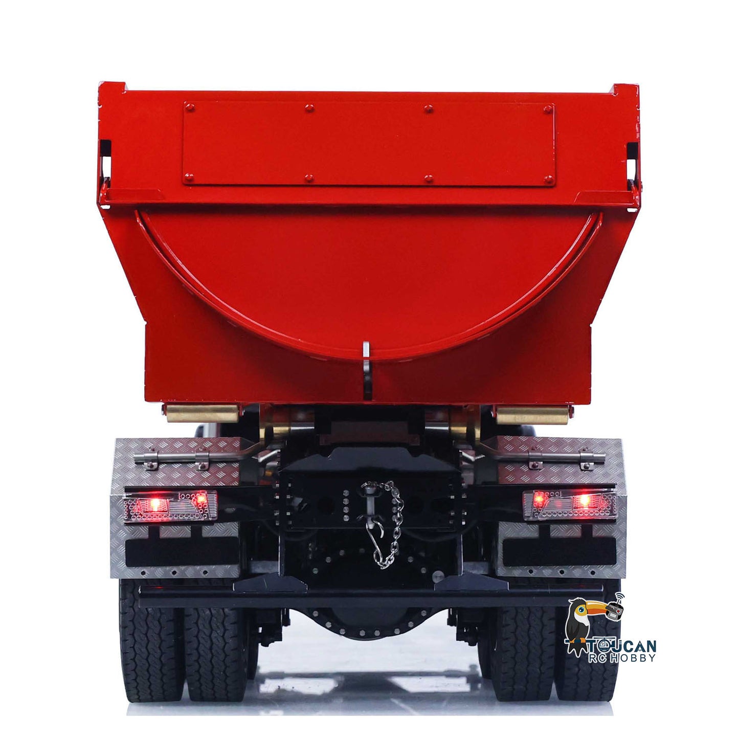 1/14 Hydraulic RC Roll On Off Dump Truck 8x8 3Speed Gearbox Remote Control Full Tipper SC 770S Axle Locks Metal Shafts