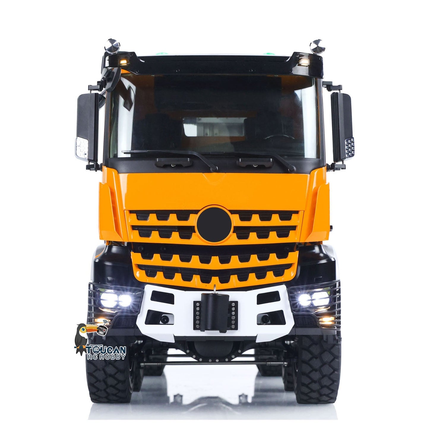 1/14 8x8 Metal RC Off Road Tractor Truck Ar3363 Remote Control Lorry Car Differential Lock Axle 3Speed Gearbox I6S Radio