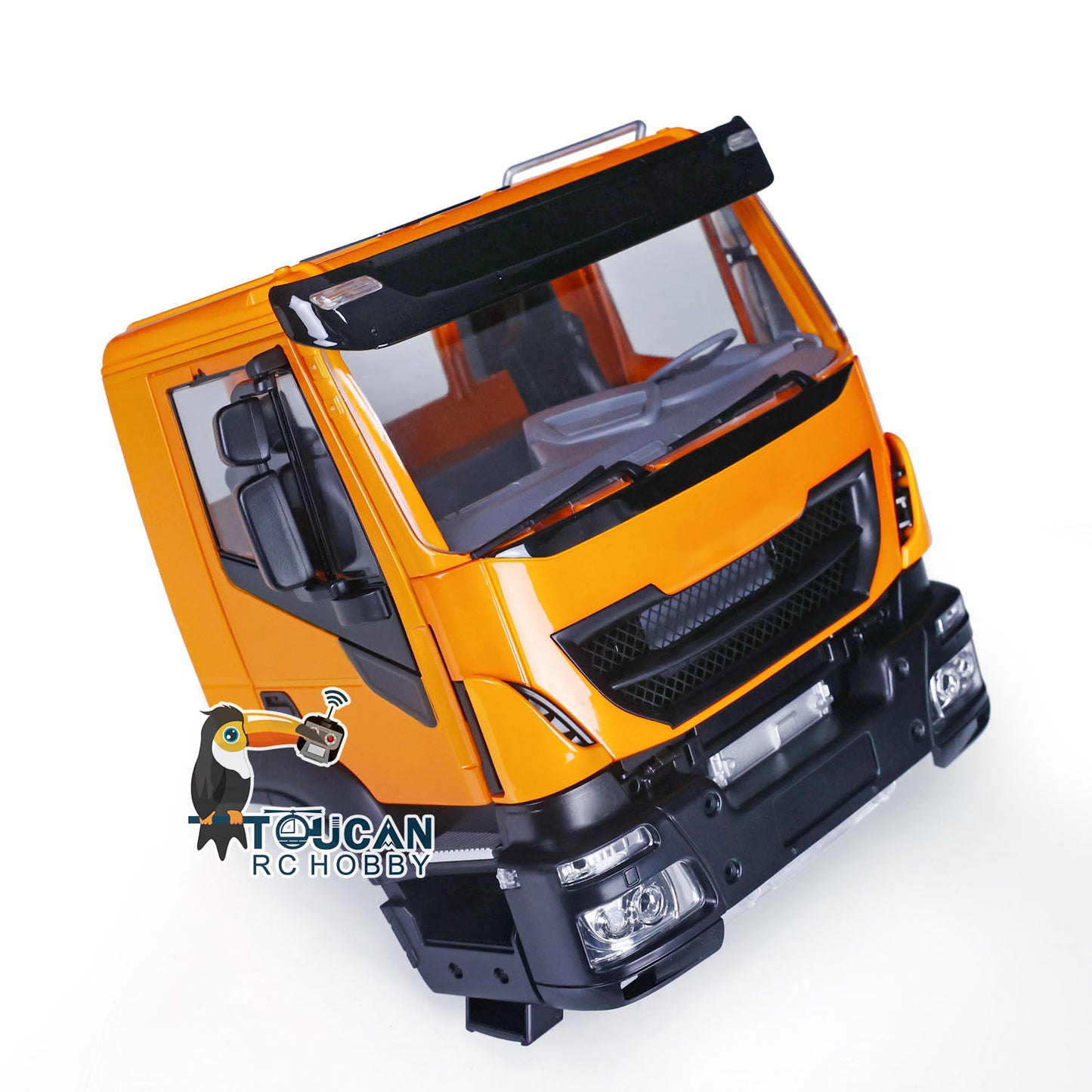 Plastic RC Car Cabin Body Shell for 1/14 RC Tipper Cars Remote Control Truck Painted Partially Assembled DIY Model