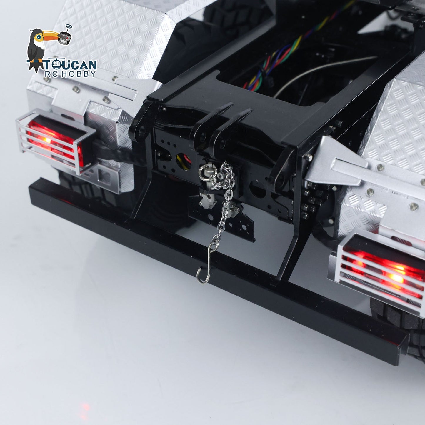 1/14 8x8 Metal RC Off Road Tractor Truck Ar3363 Remote Control Lorry Car Differential Lock Axle 3Speed Gearbox I6S Radio