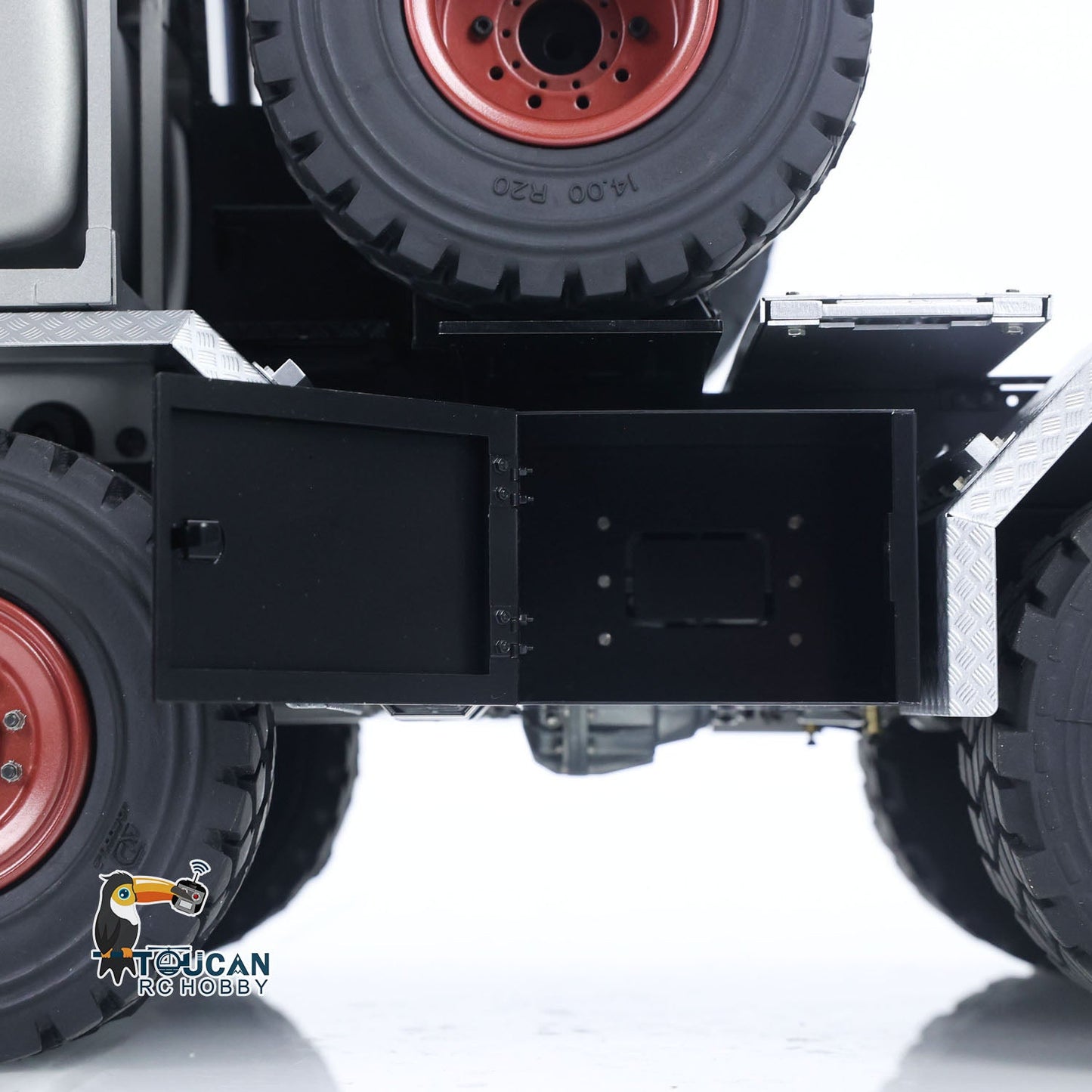 1/14 8x8 Metal RC Off Road Tractor Truck Ar3363 Remote Control Lorry Car Differential Lock Axle 3Speed Gearbox I6S Radio