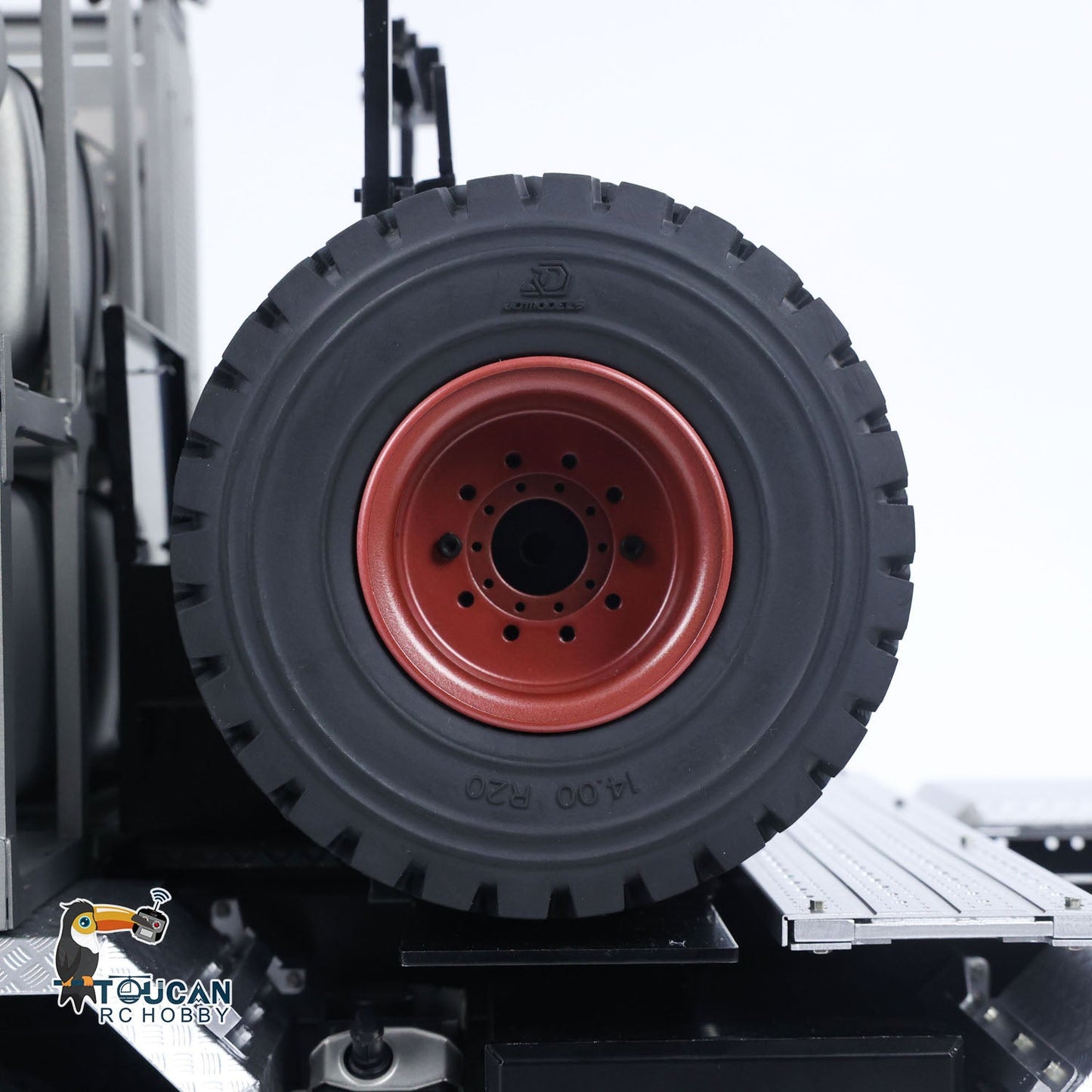 1/14 8x8 Metal RC Off Road Tractor Truck Ar3363 Remote Control Lorry Car Differential Lock Axle 3Speed Gearbox I6S Radio