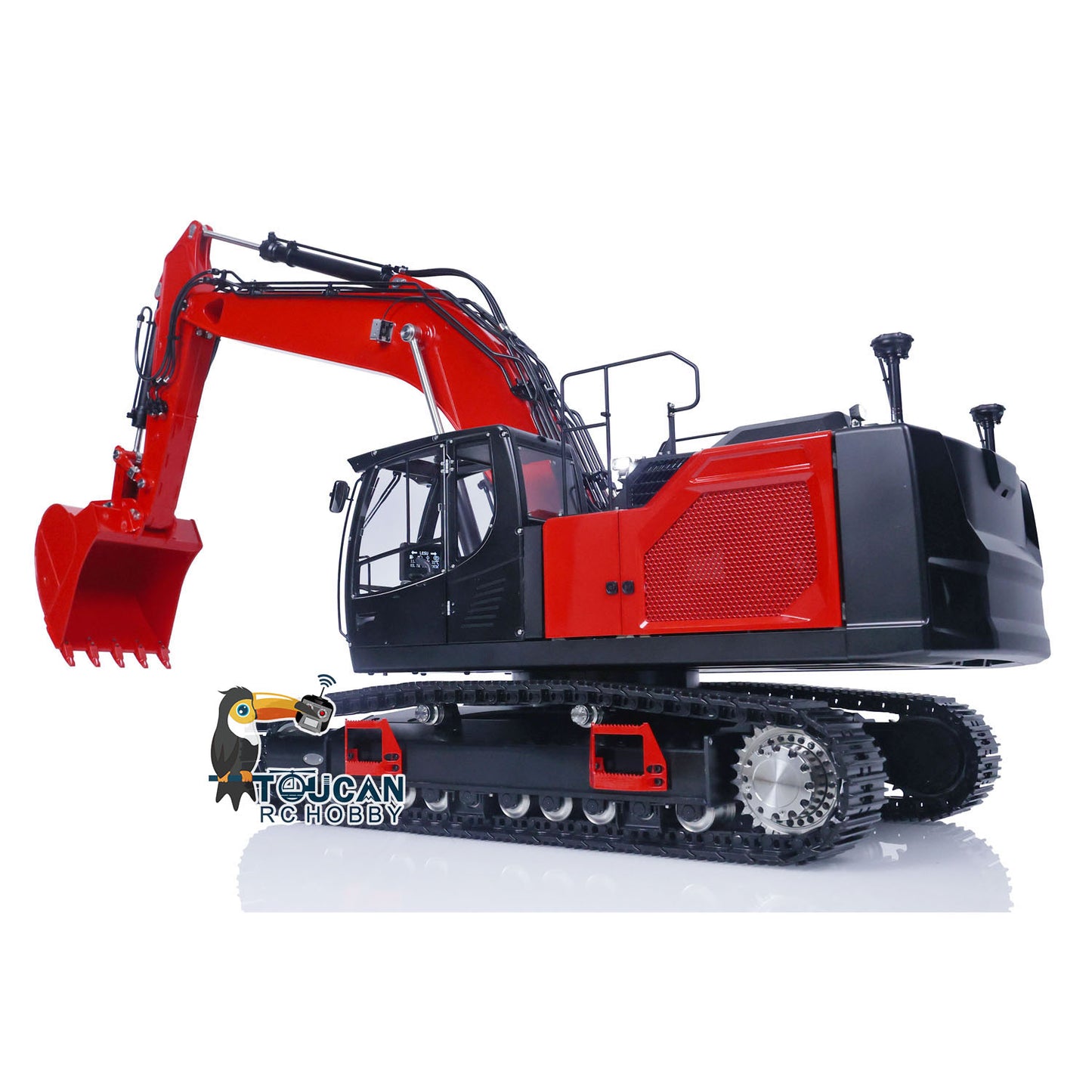 1/14 LESU LR945 RC Hydraulic Excavator RTR PL18EV Lite Remote Control Digger Ready to Run Model Upgraded Version 795*268*257mm