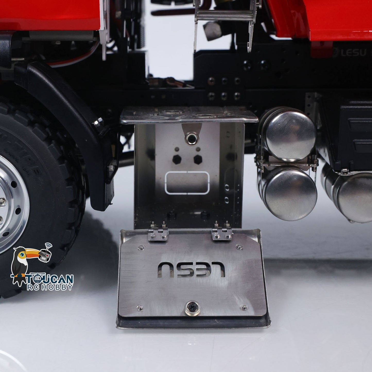 LESU 1/14 Hydraulic RC Dump Truck 6*6 RTR Radio Control Tipper 2Speed Gearbox Differential Lock Metal Chassis Flysky I6S Radio