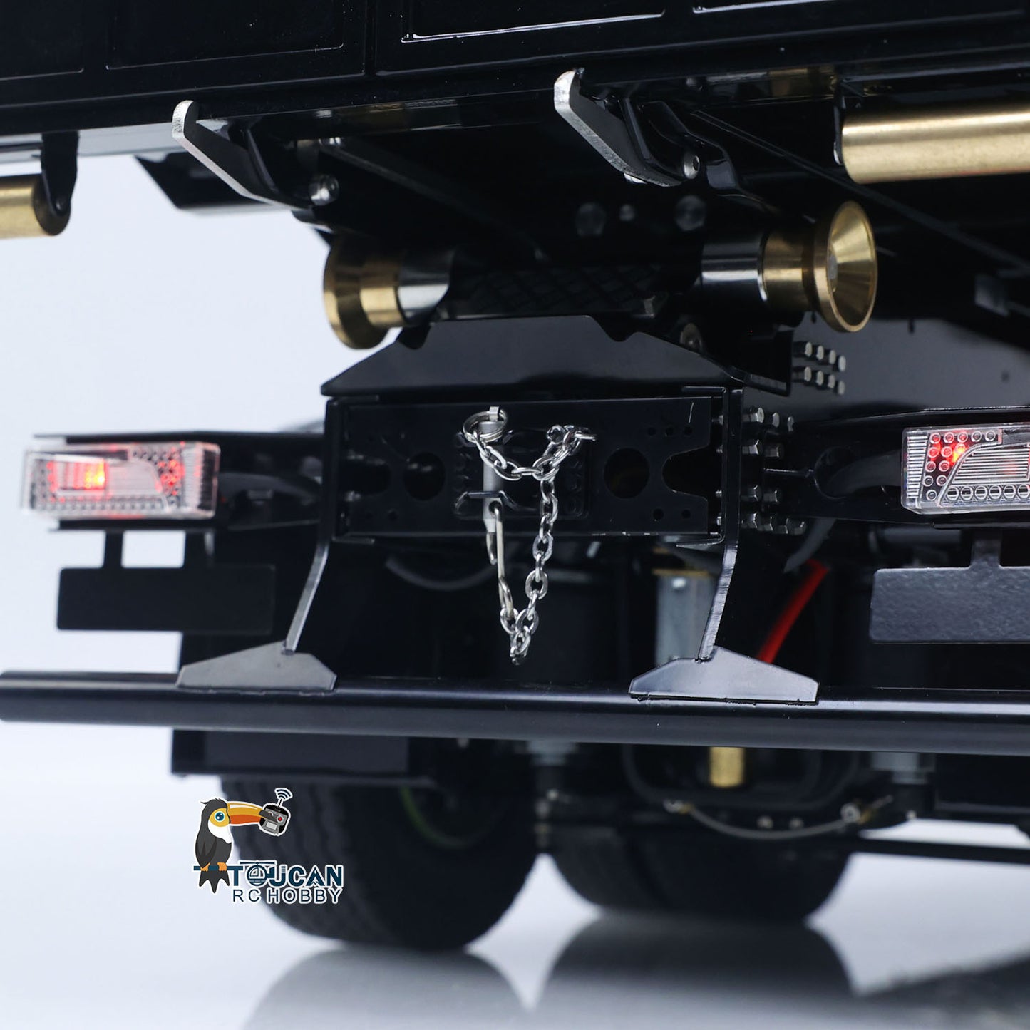 Fast Shipping Metal 6x6 1/14 Hydraulic RC Roll Off Dumper Truck Rear Axle Lifting Steering Car