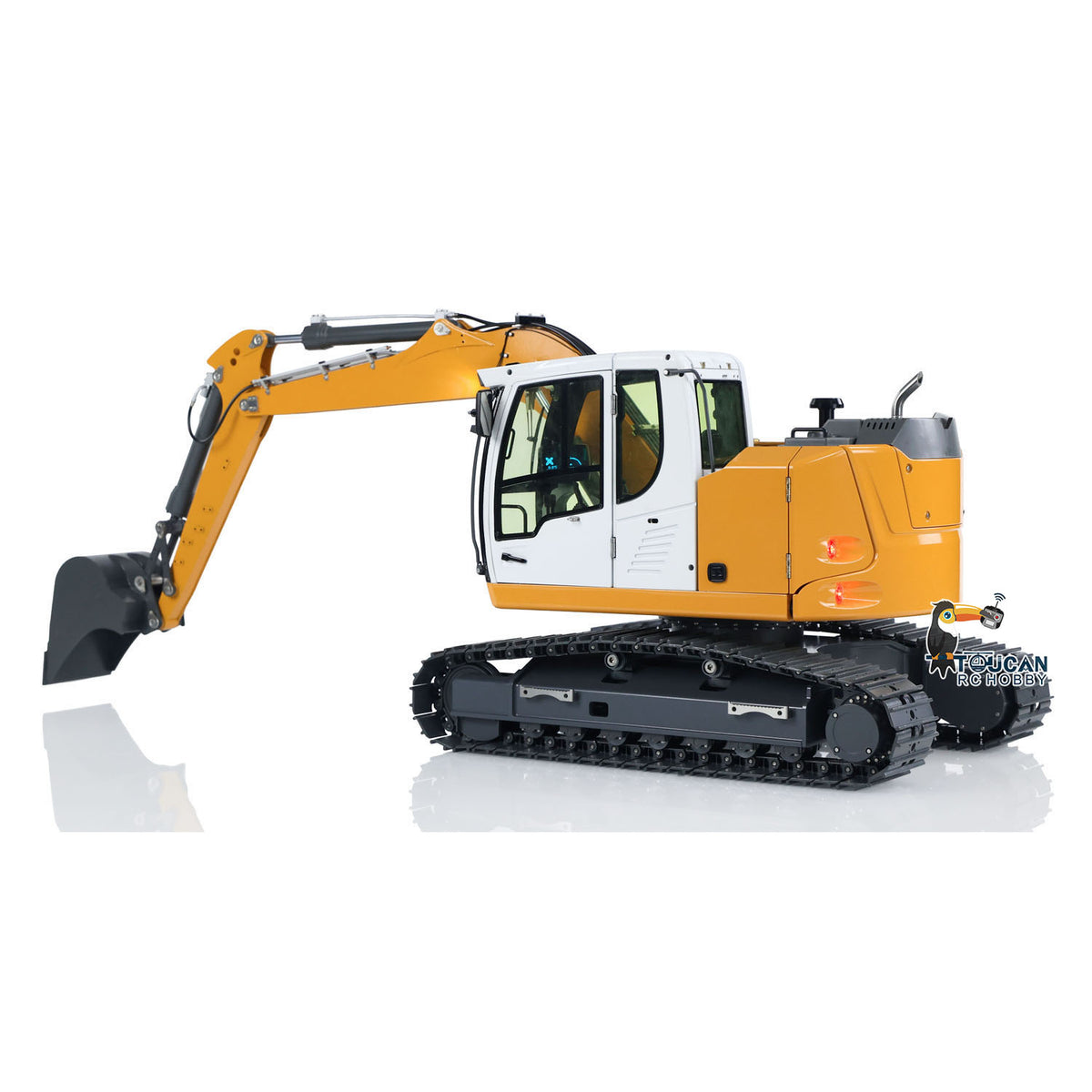 Fast Shipping 1/14 RC Hydraulic Excavator R920 JDM-208 Metal Remote Control Digger Model Sound