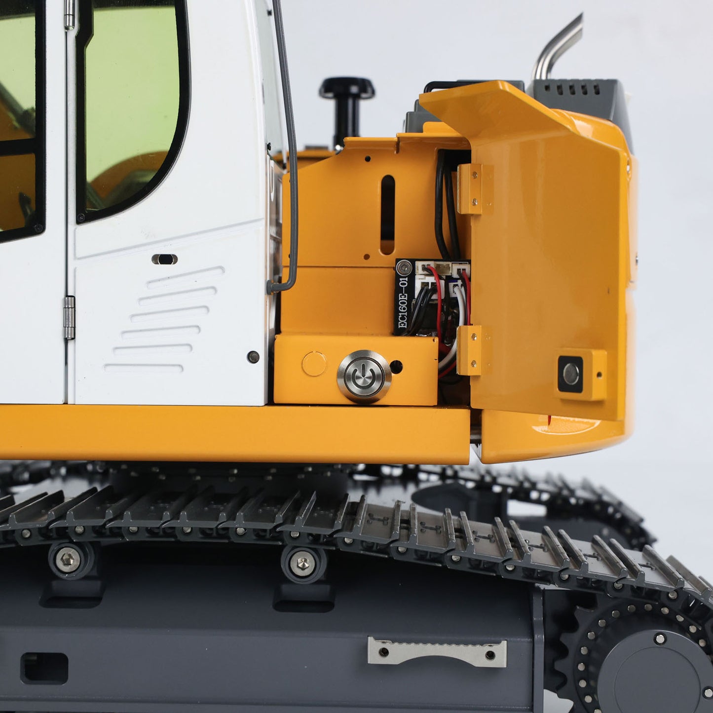 US STOCK 1/14 RC Hydraulic Excavator R920 JDM-208 Metal Remote Control Digger Model Sound