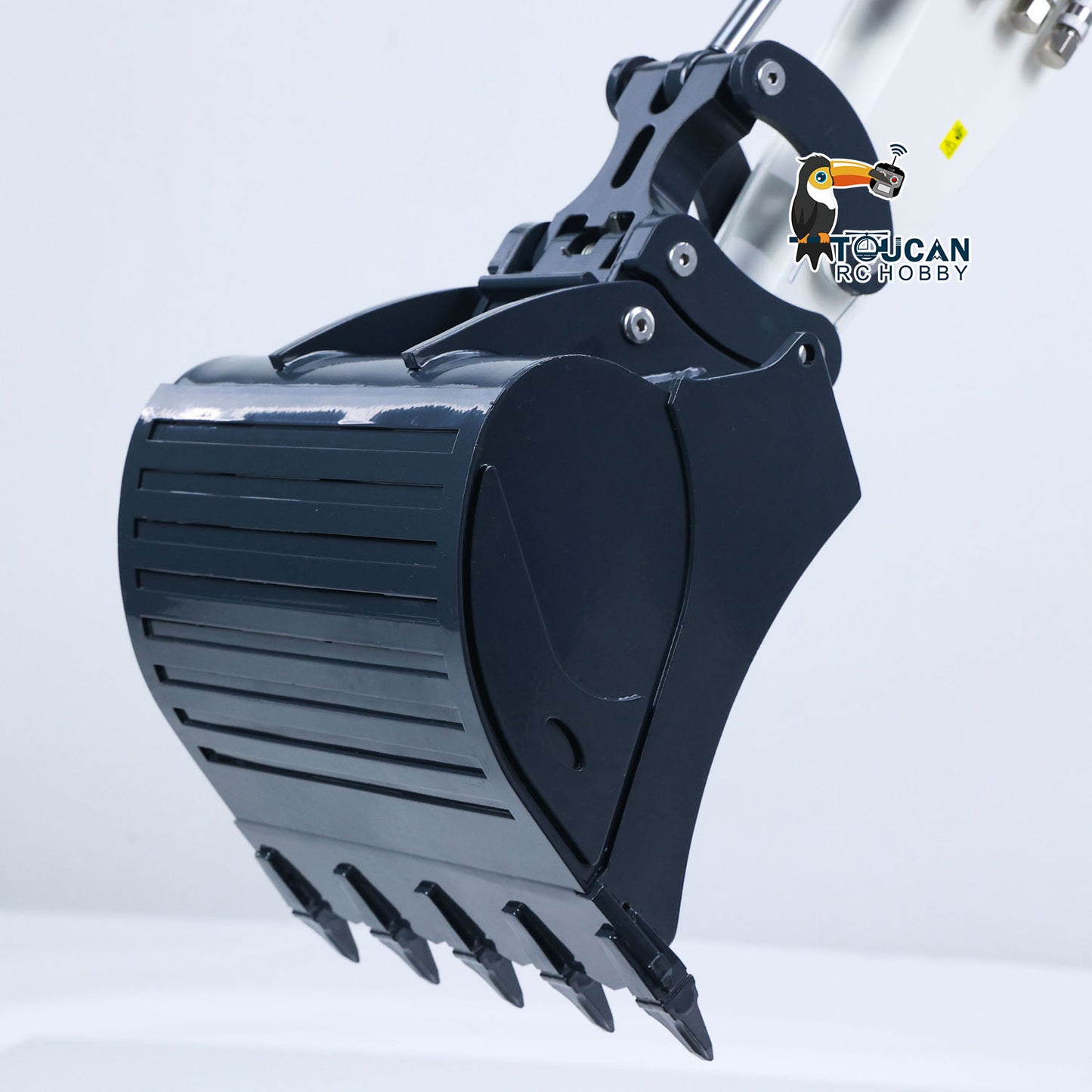 TOUCAN 1/12 Metal Hydraulic Remote Control Excavator LR976 6CH Valves RC Digger RTR Model Dual Pump Brushless Motor Light Sound System